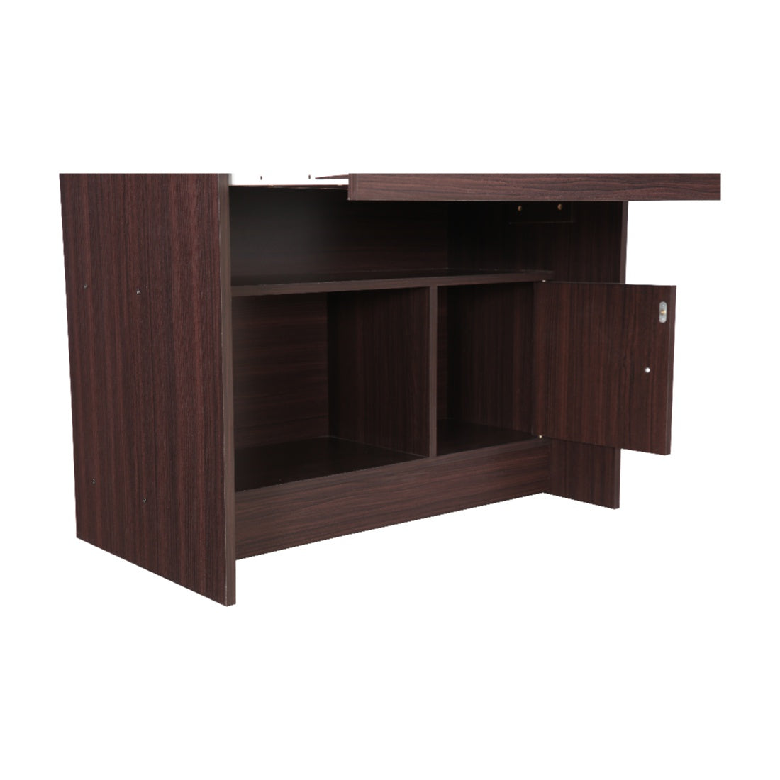 Gleam Study Table in Walnut Colour
