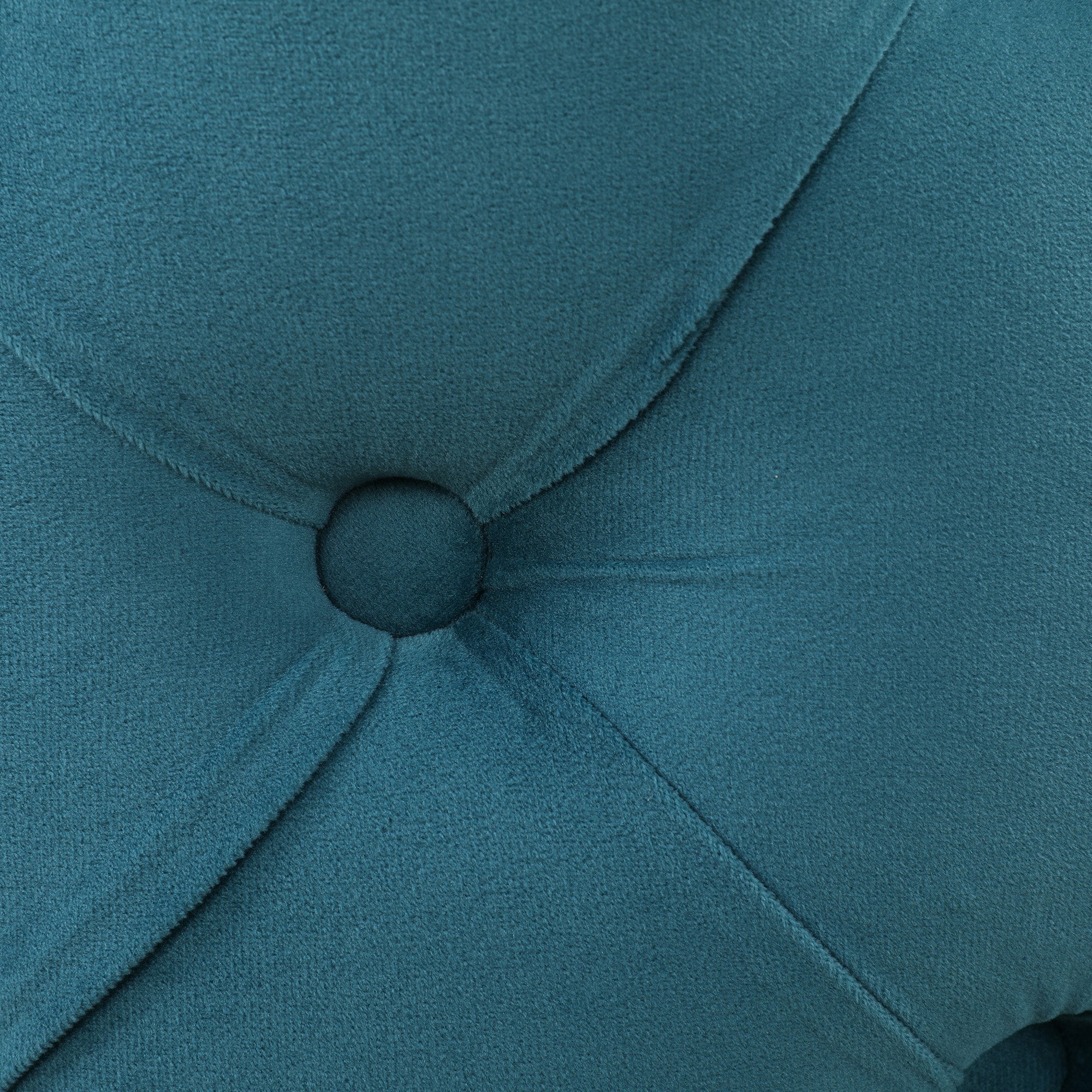 Chester Fabric Ottomans in Emerald Colour
