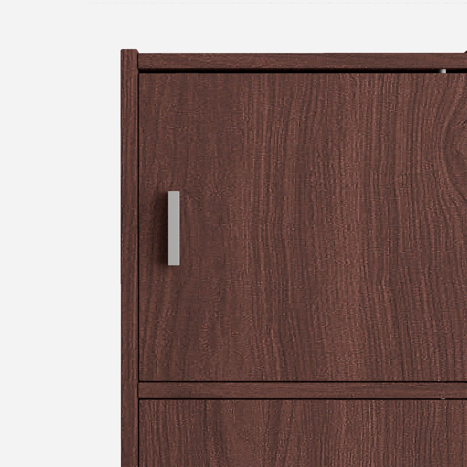 Albert Engineered Wood 3 Tier Cabinet in Cherry Brown Colour