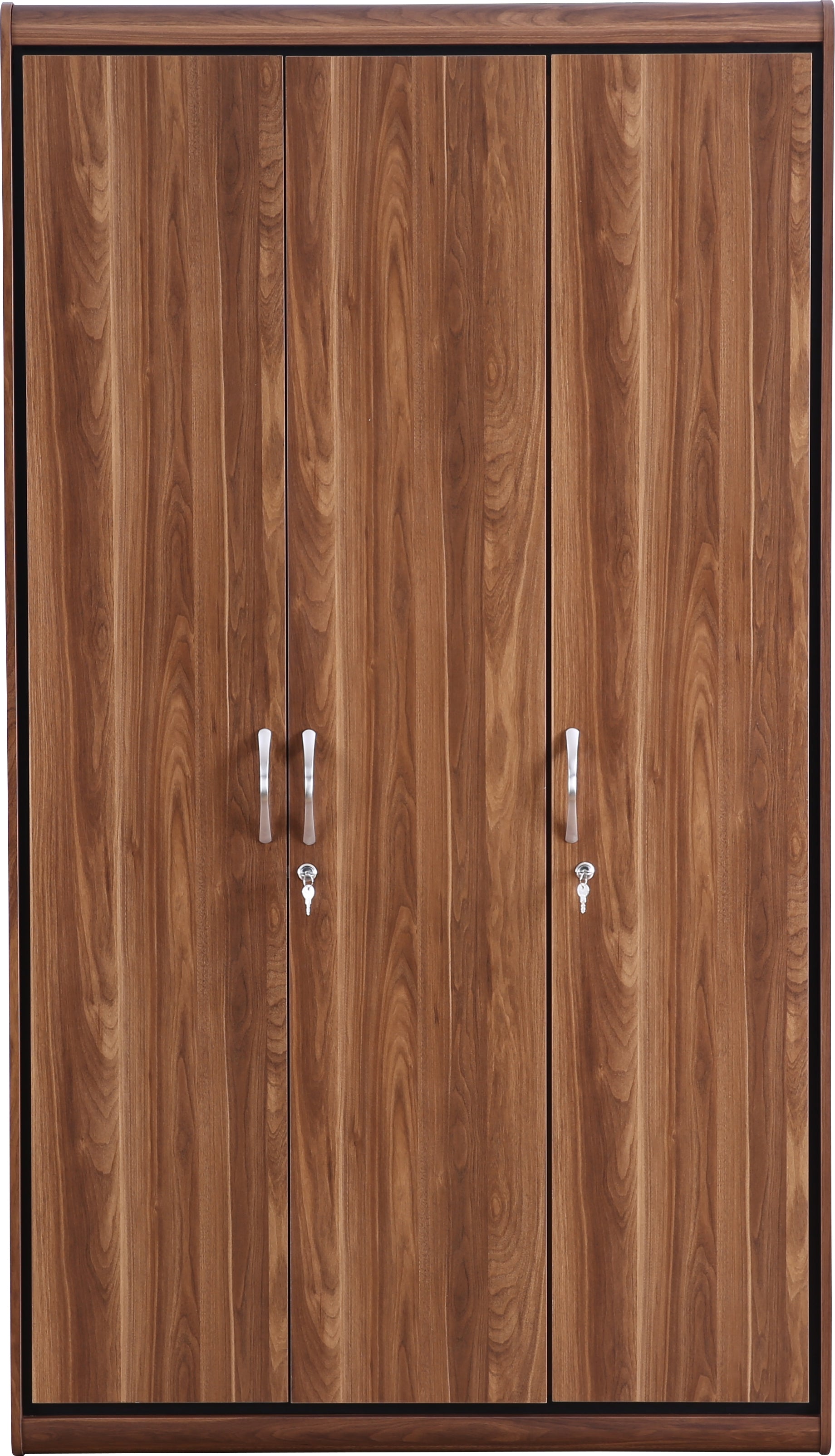Archer Three door Wardrobe in Walnut Colour