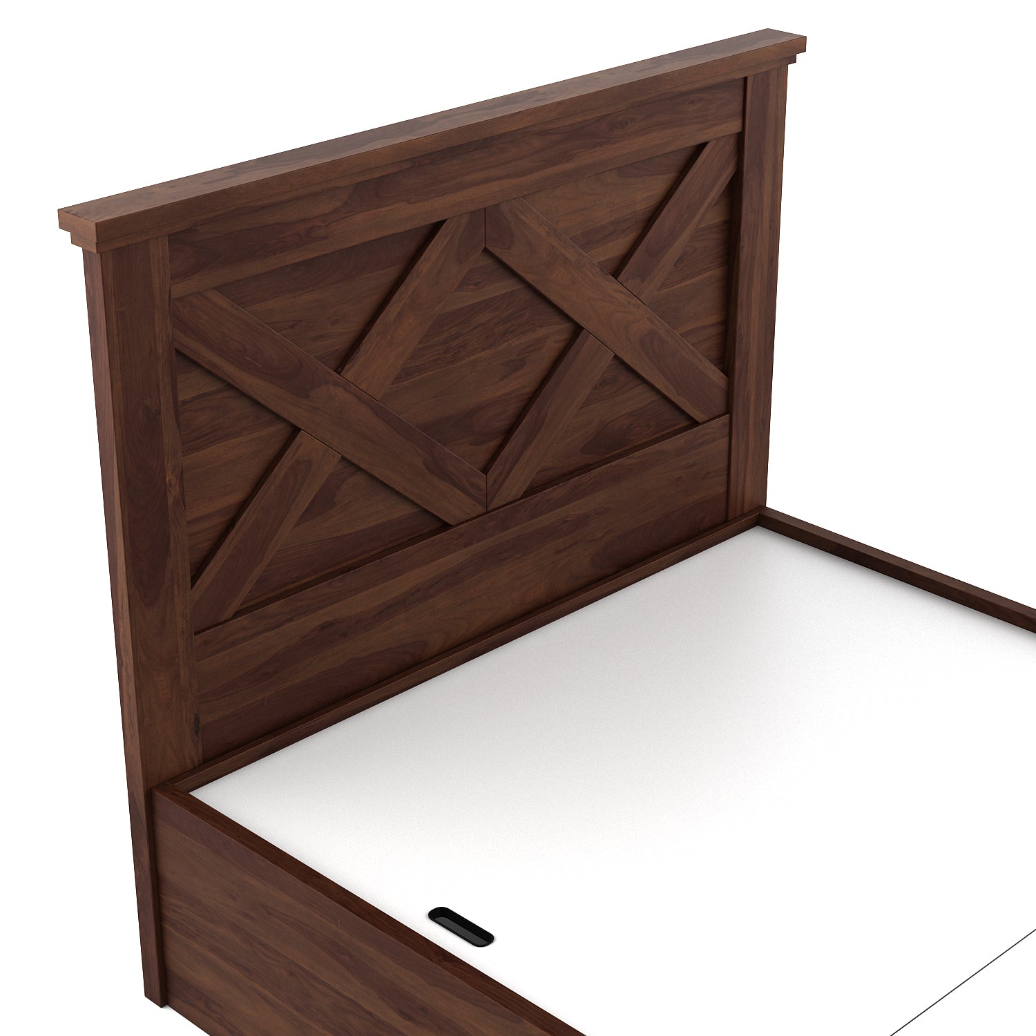Antwerp Single Bed with Box Storage in Sheesham Colour