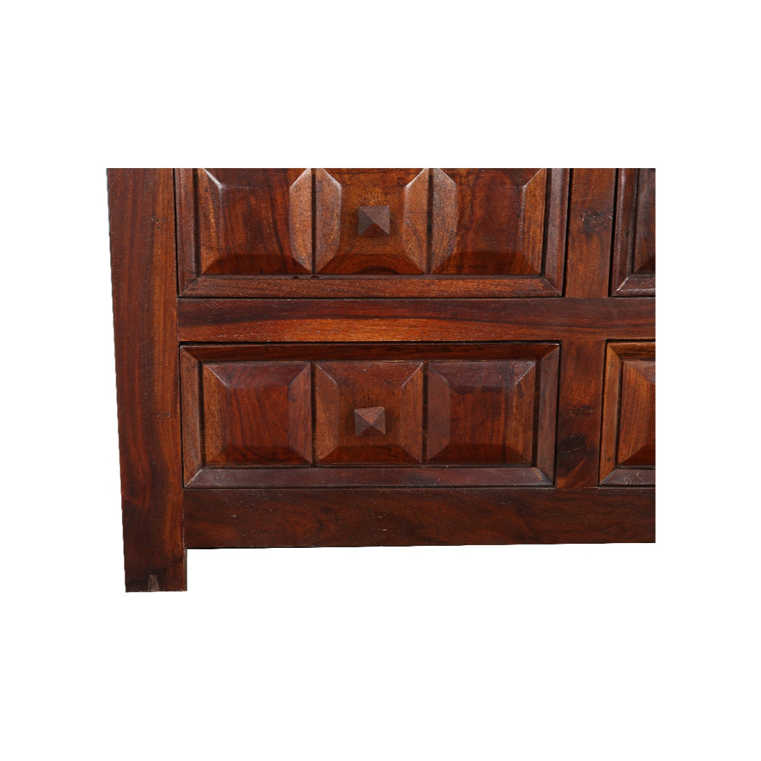 Woodrow Sheesham Wood(Rosewood) Book Shelf in Honey Colour