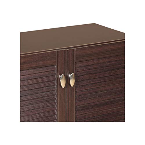 Frisco Engineered Wood Shoe Rack in Wenge Colour