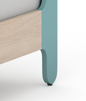 Stargazer Single Bed in Marine Teal Colour