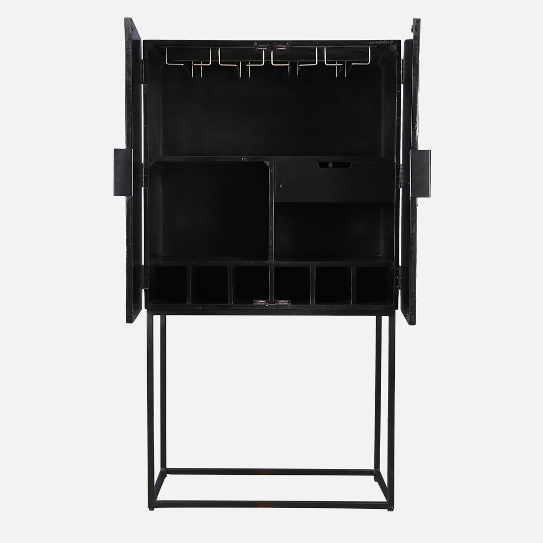 Ember  Bar Unit in White and Black Colour