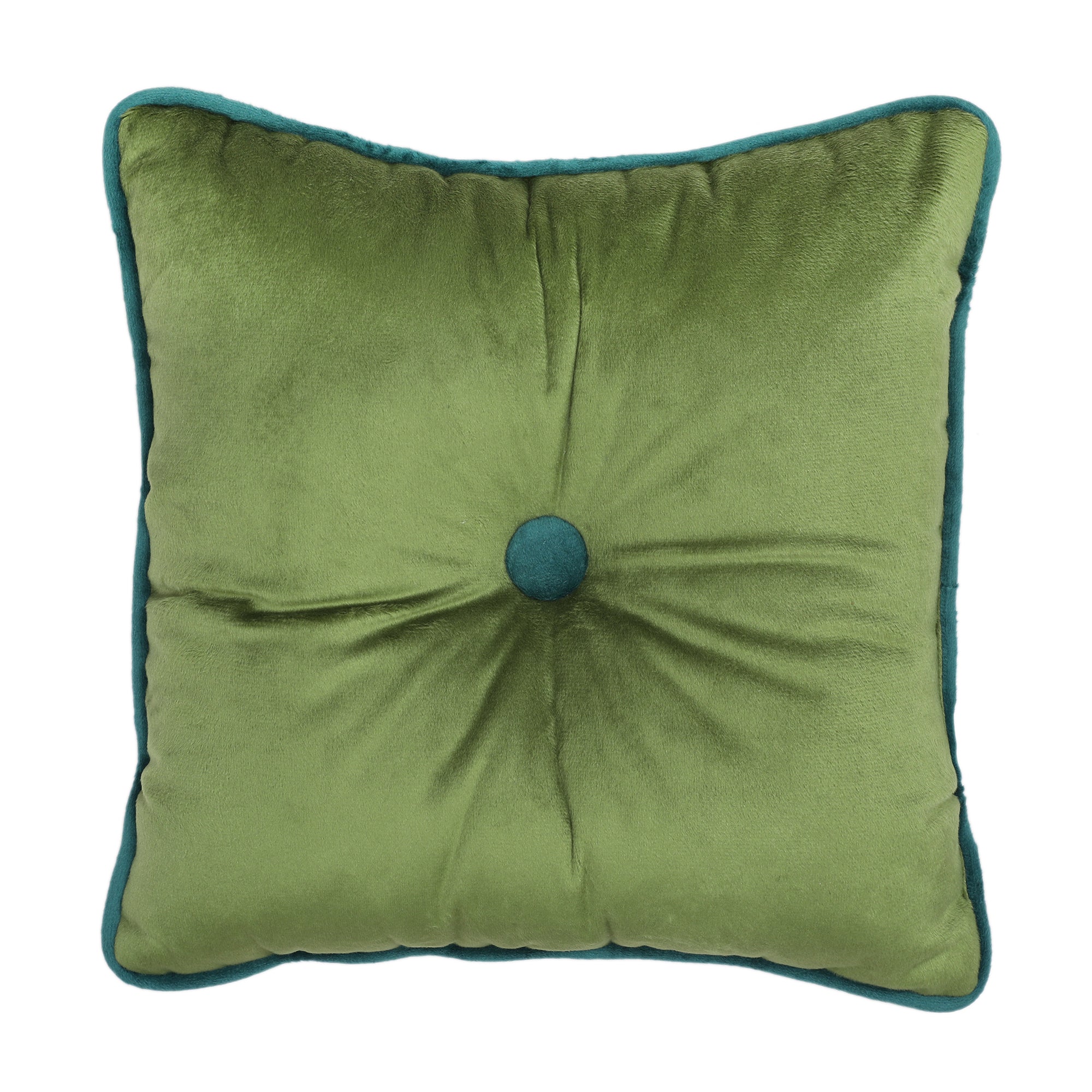 Velvet Solid Dori Filled Cushion Sage, 30X30cm