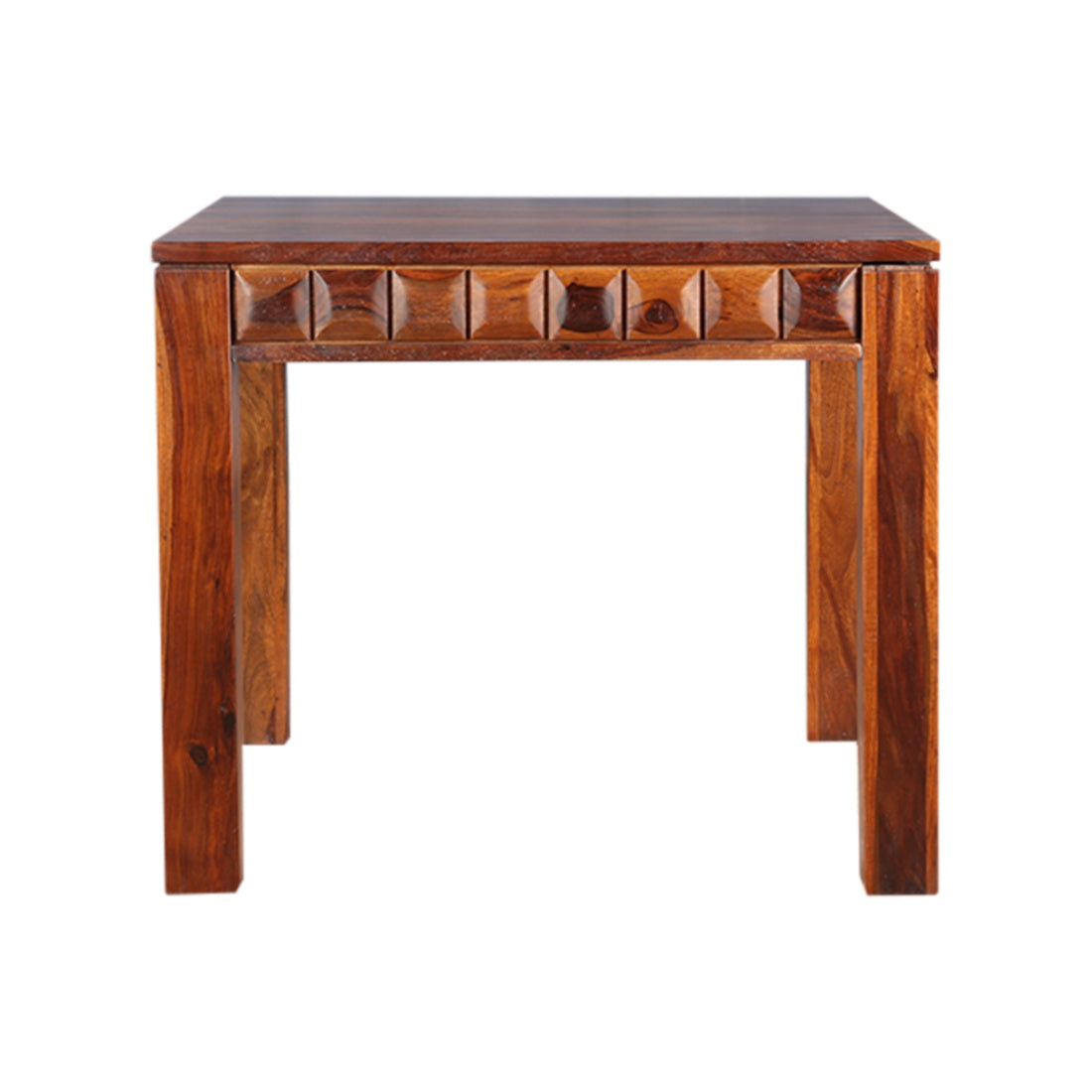 Woodrow Sheesham Wood(Rosewood) 4 Seater Dining Table in Honey Colour