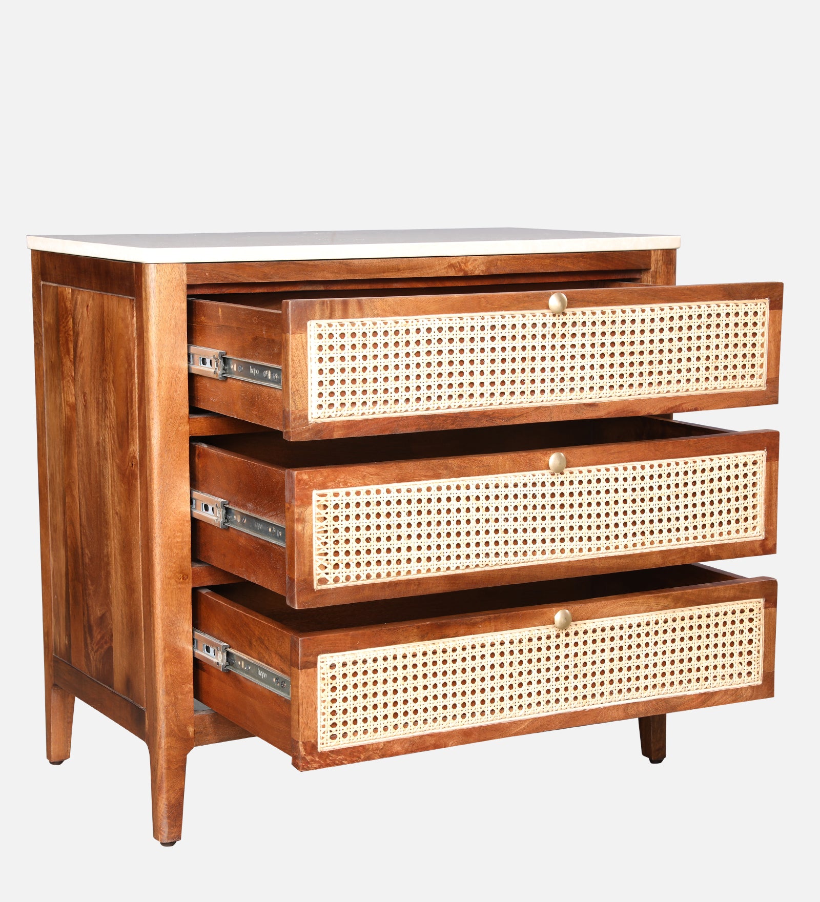 Siam Acacia Wood Chest Of Drawer in Honey Colour