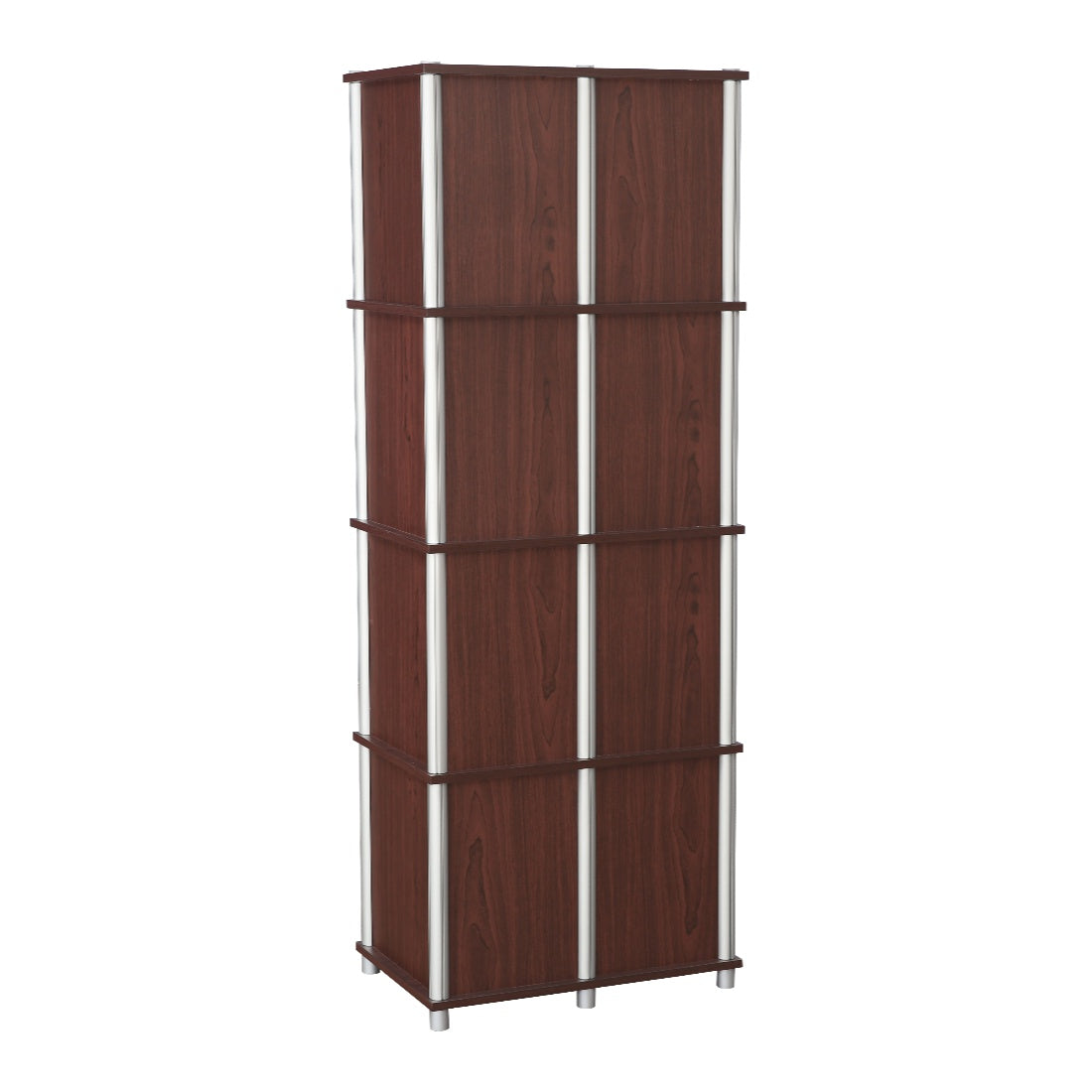 Jacob Engineered Wood Multipurpose Cabinet in Cherry Brown Colour