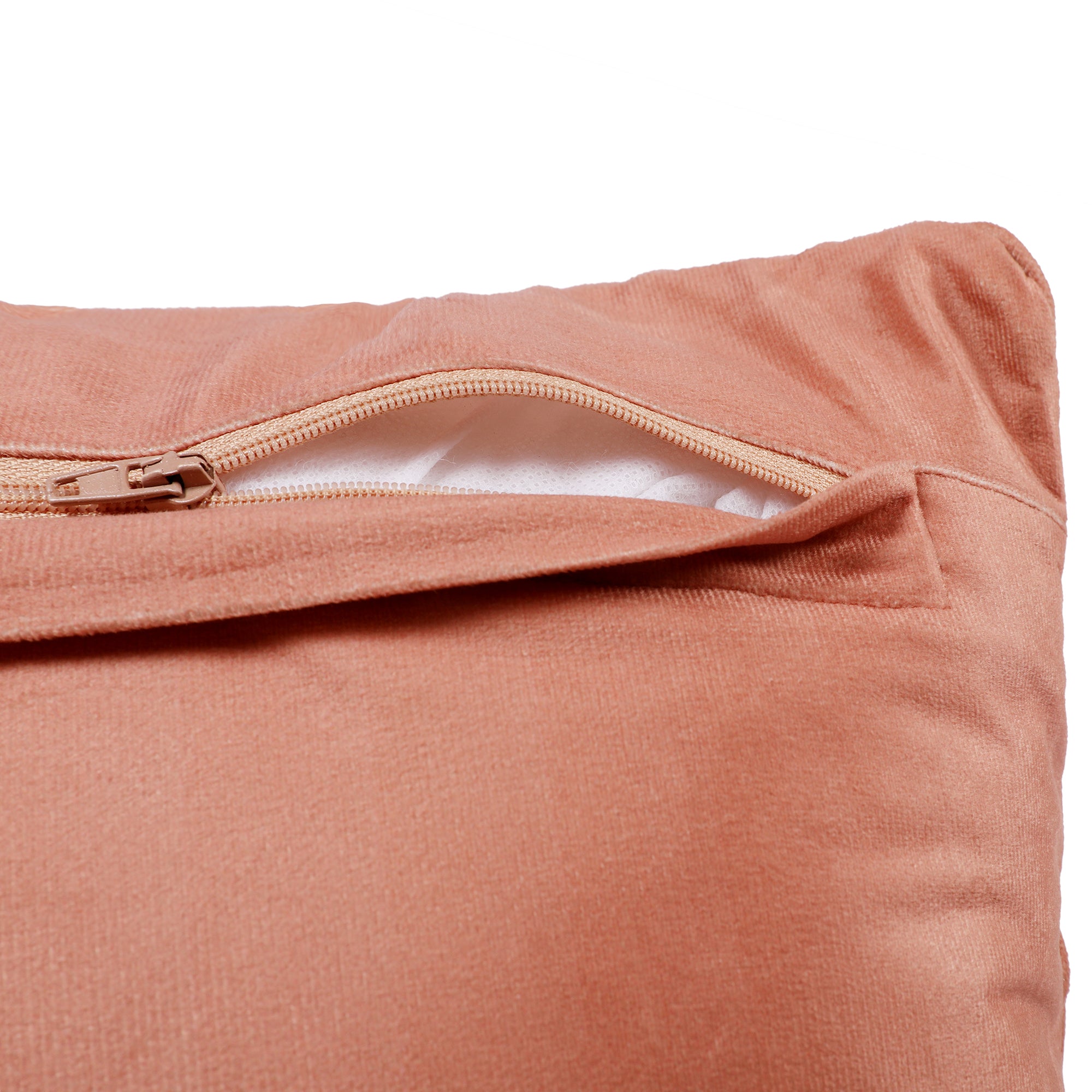 Plush Elegance Art Deco Cushion Cover Blue, 40X40cm