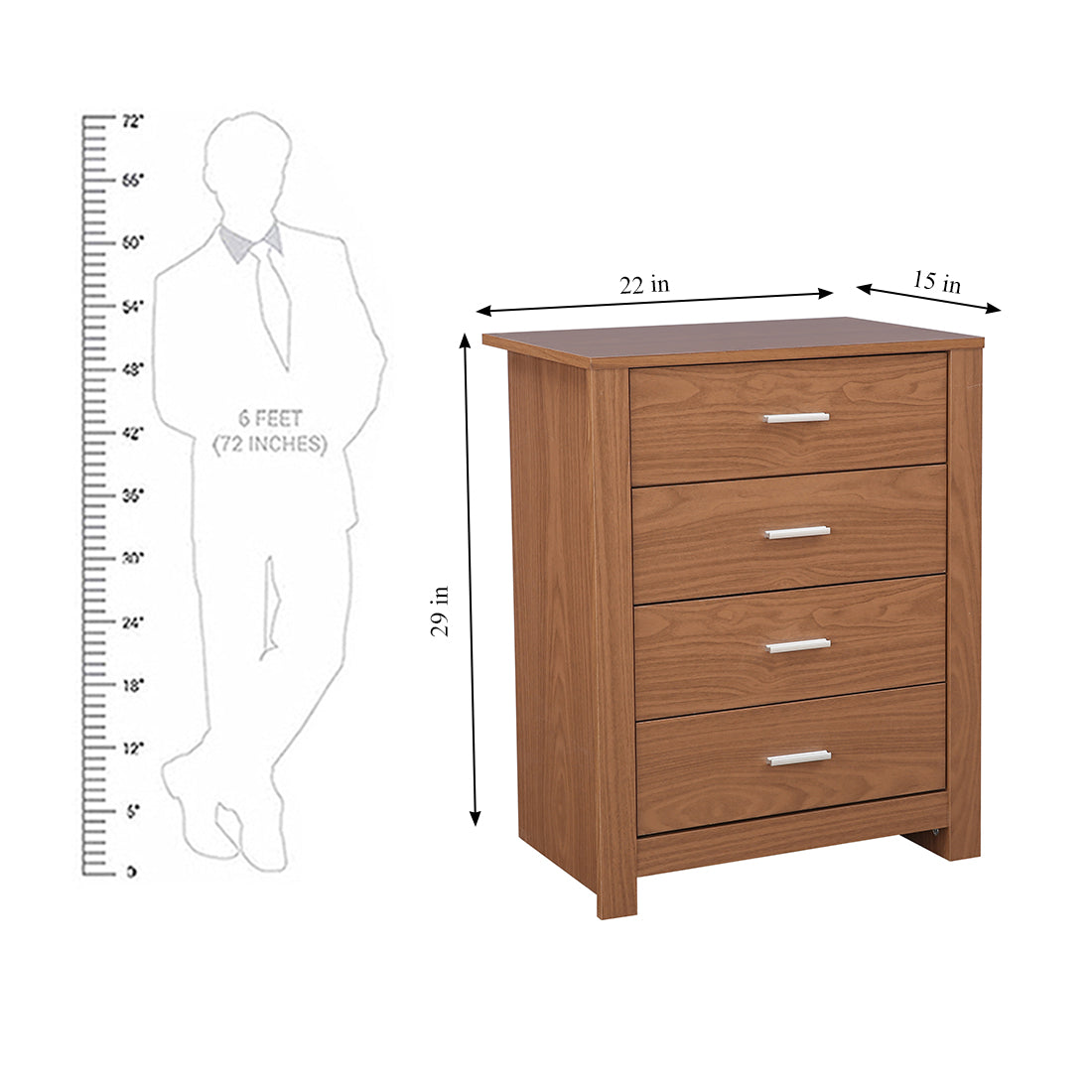 Renley Multipurpose Cabinet in Walnut Colour