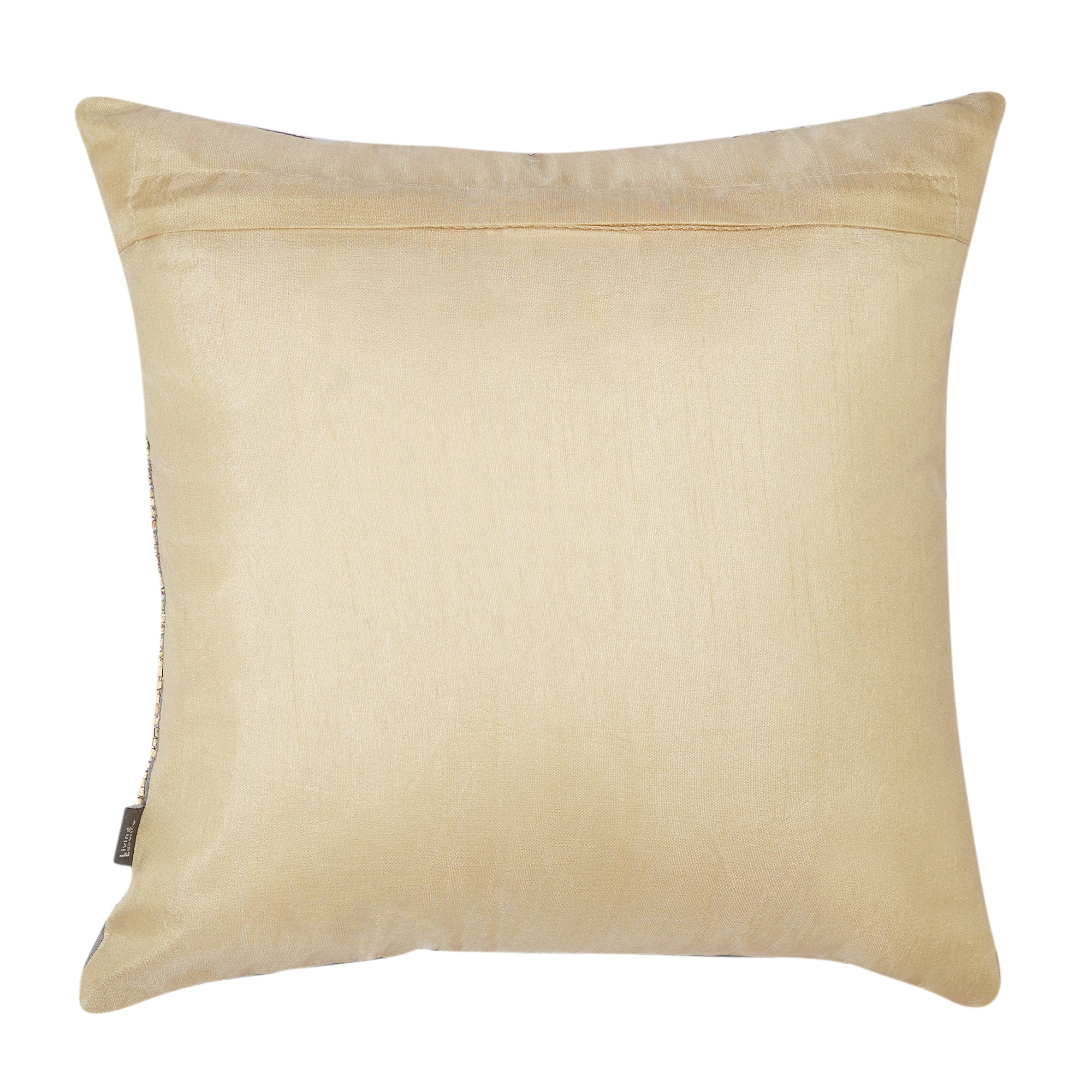 Modern Chic Polyester Cushion Cover 30x30 cm in Grey Colour