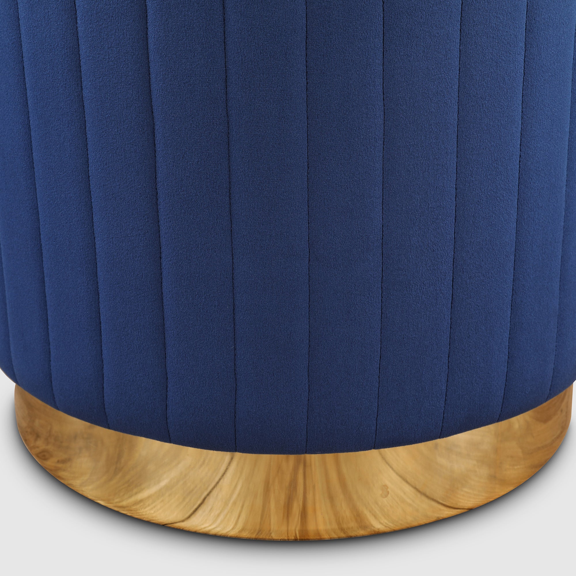 Francesca Fabric Ottomans in Blue Colour