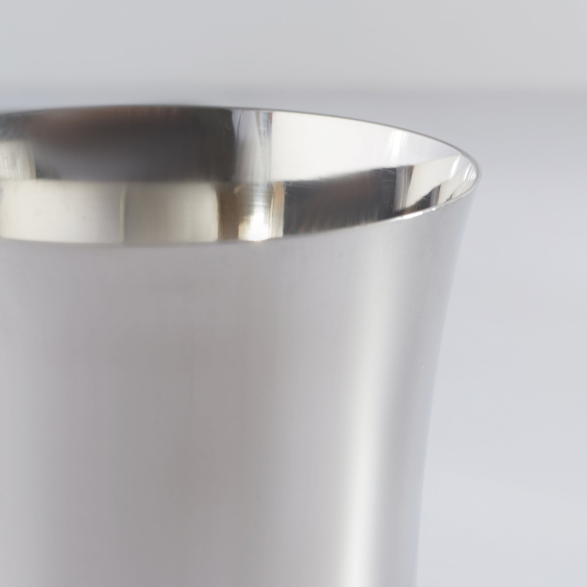 Glisto Stainless Steel Drinking Glass/Tumbler Set of 6 in Silver Colour