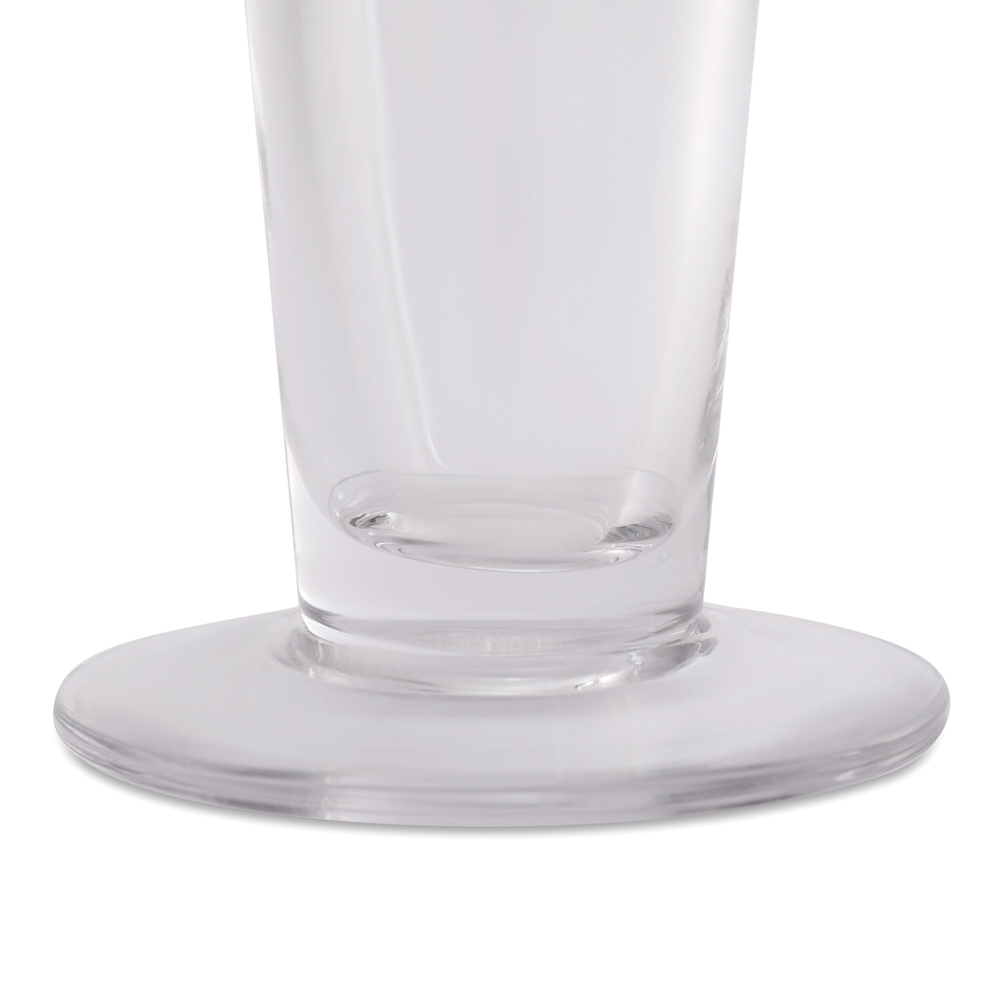 EDEL MODERN CLEAR GLASS SMALL SIZED VASE BY LIVING ESSENCE