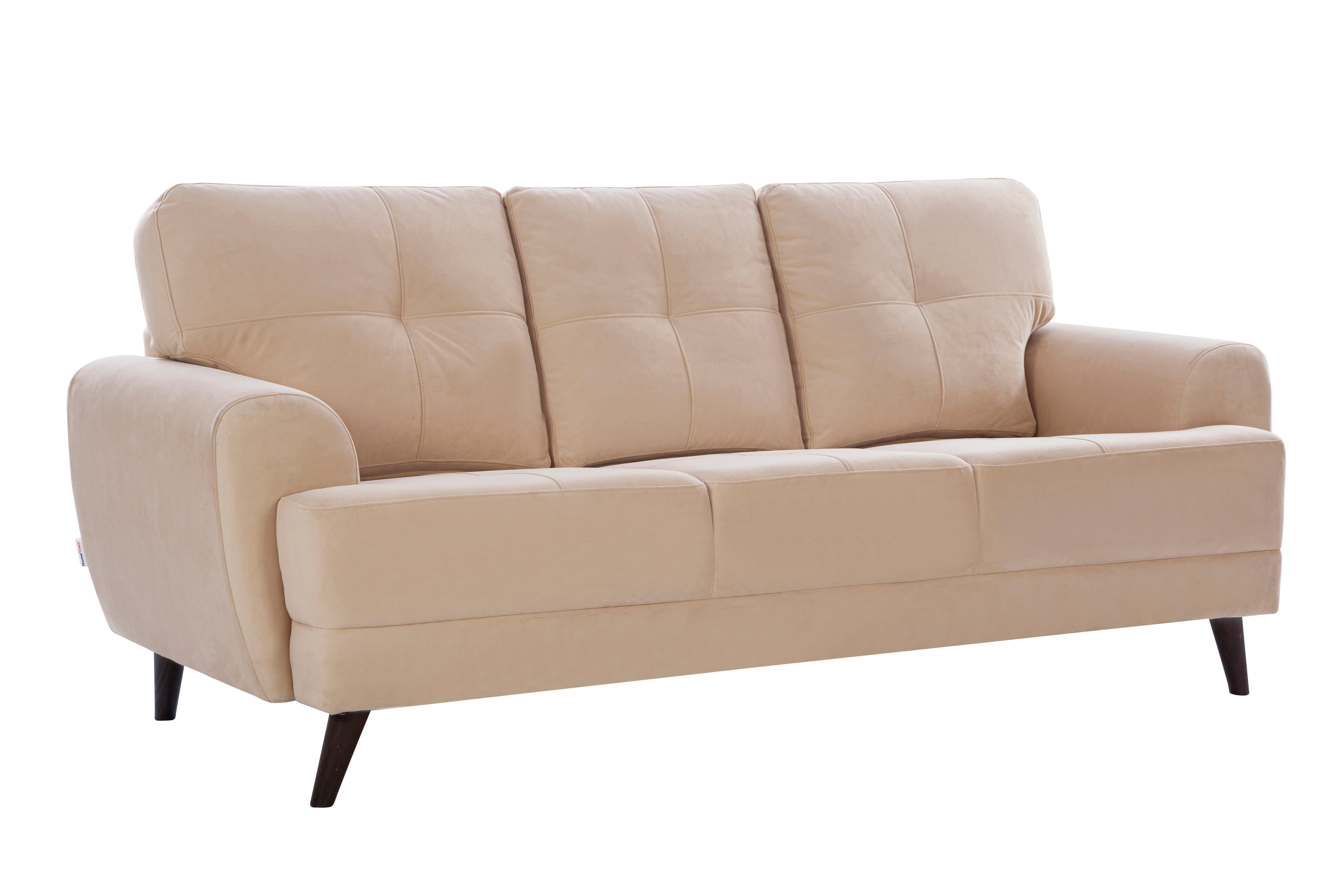 Riga Fabric 3 Seater Sofa in Beige Colour