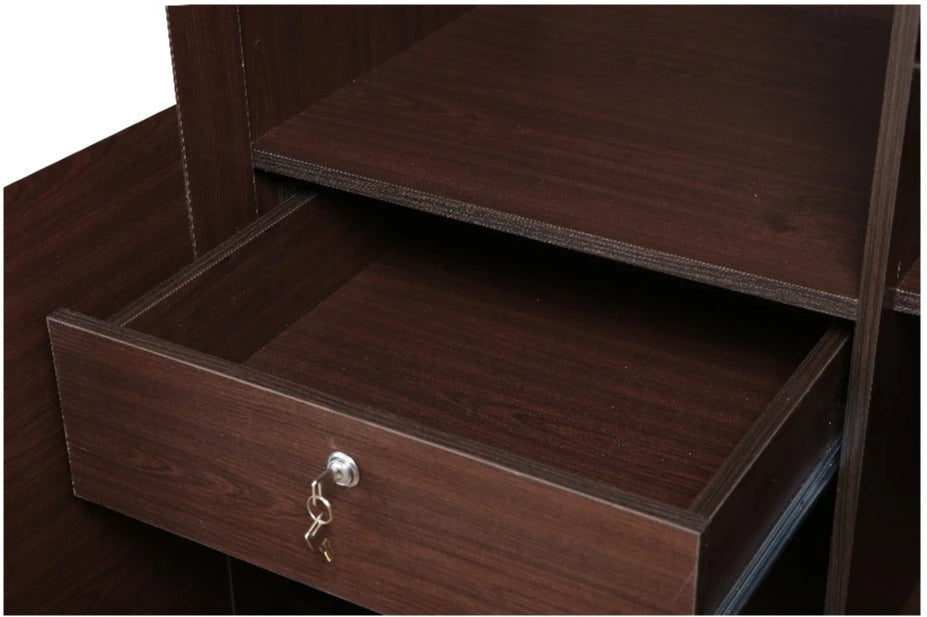 Magnum 4 Door Wardrobe in Walnut Colour