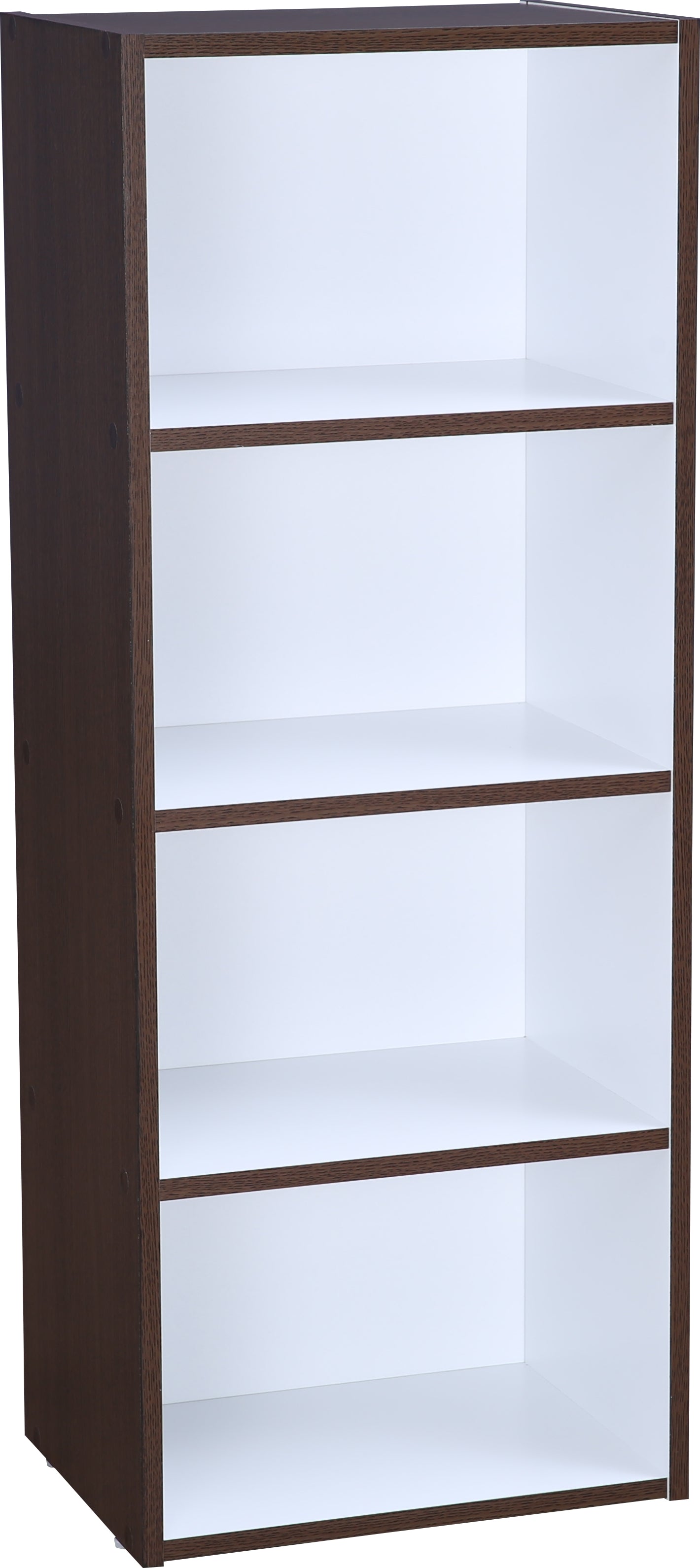 Mezzola Engineered Wood 4 Tier Bookshelf in Wenge Colour