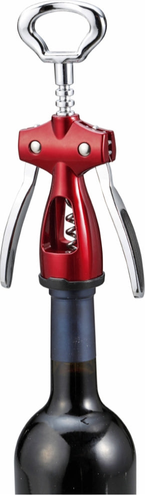 Wine Cork Screw (Wing) Stainless steel Wine Cork Screw in Red Colour