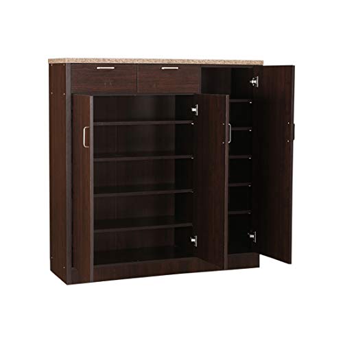 Murano Engineered Wood Storage Cabinet in Wenge Colour