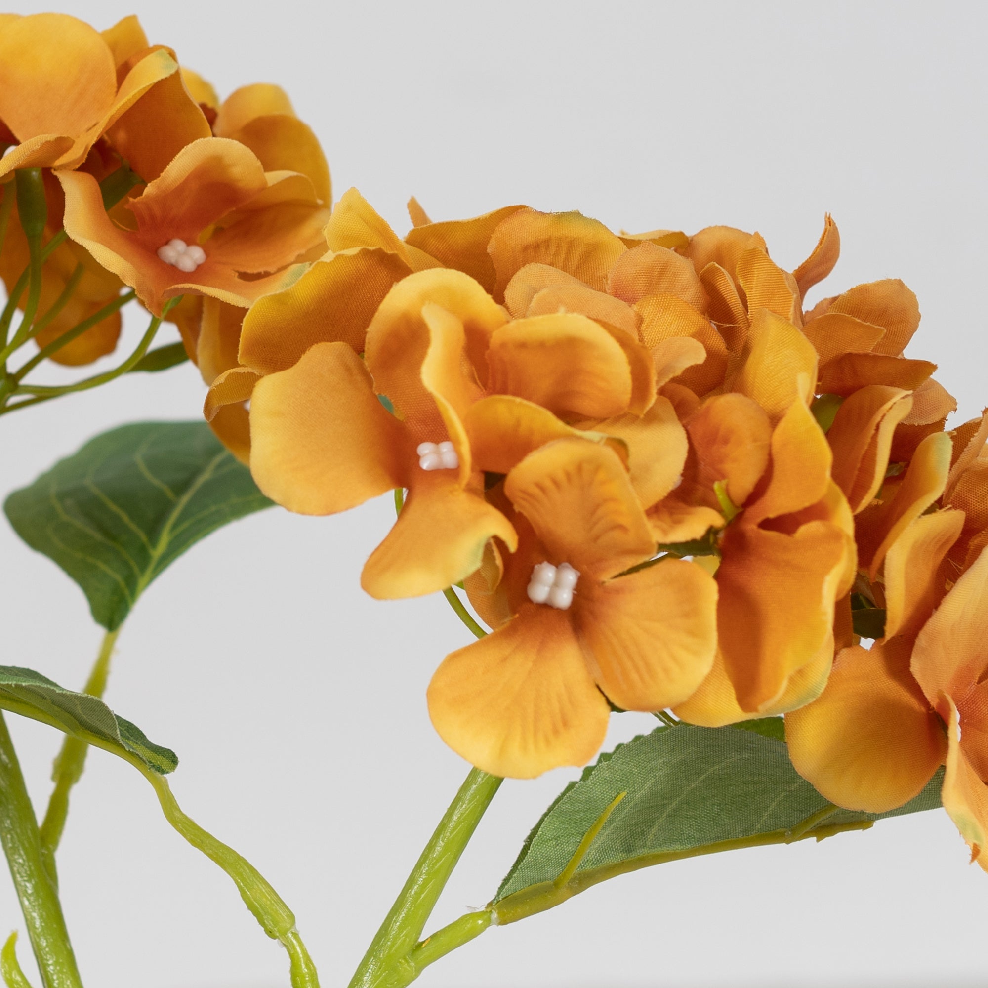 Elora  Yellow Hydrangea Faux Flower 29 Cm in Yellow Colour