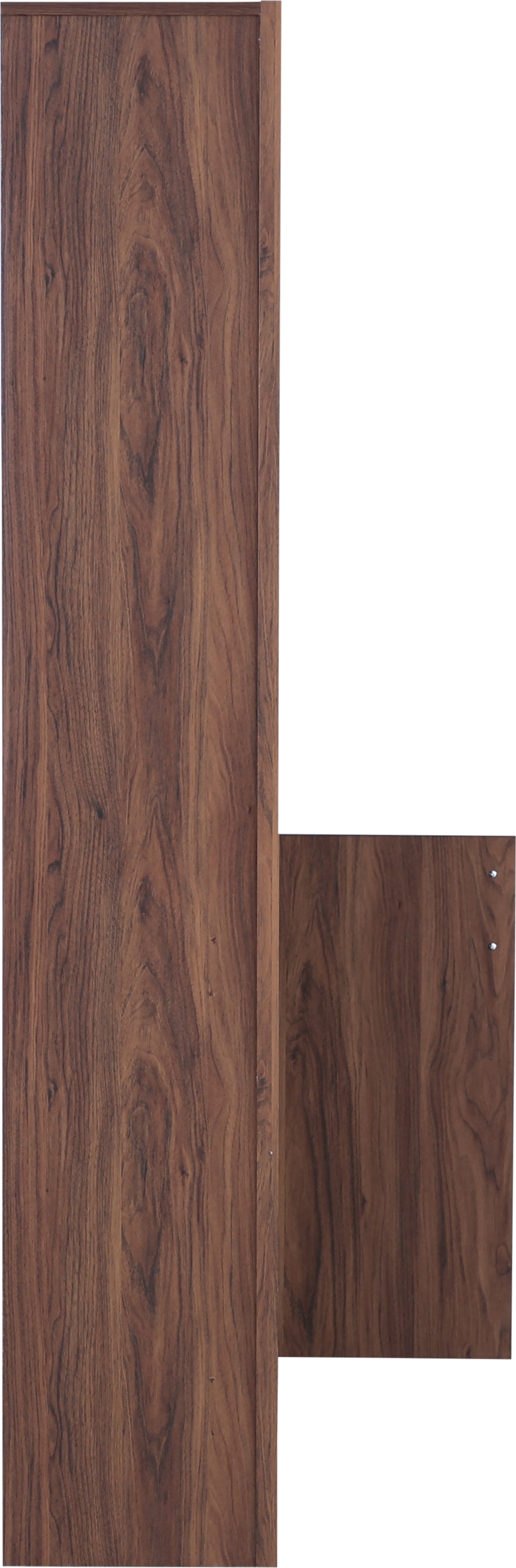 Stark Engineered Wood Open Book Case in Walnut Colour