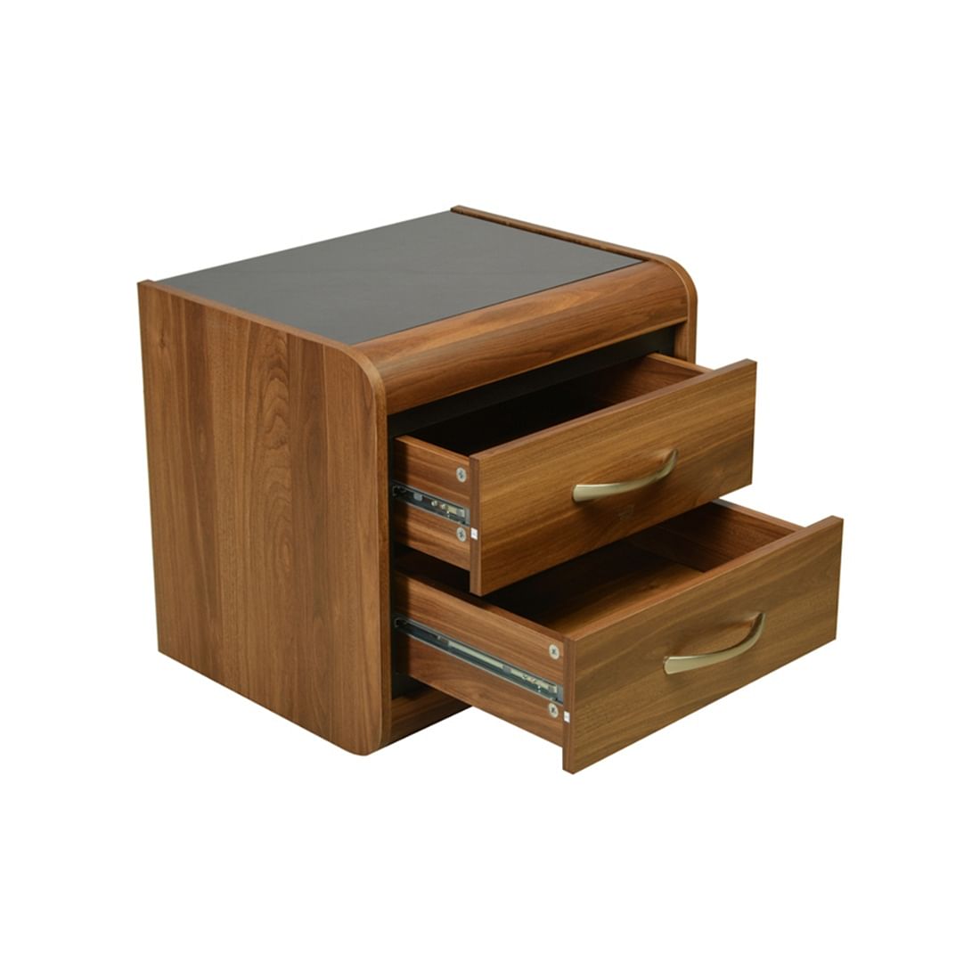 Archer Night Stand in Walnut Colour