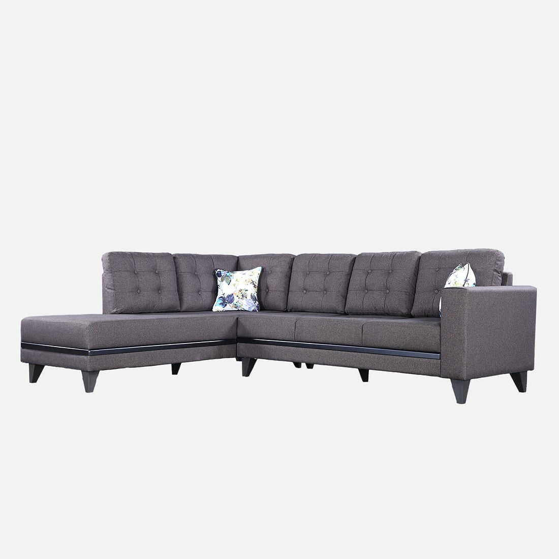 Comfort Classics + (Garcia Lounger Grey RH + Antwerp Flute Side Table + Antwerp Flute Centre Table + Antwerp Wall Unit)