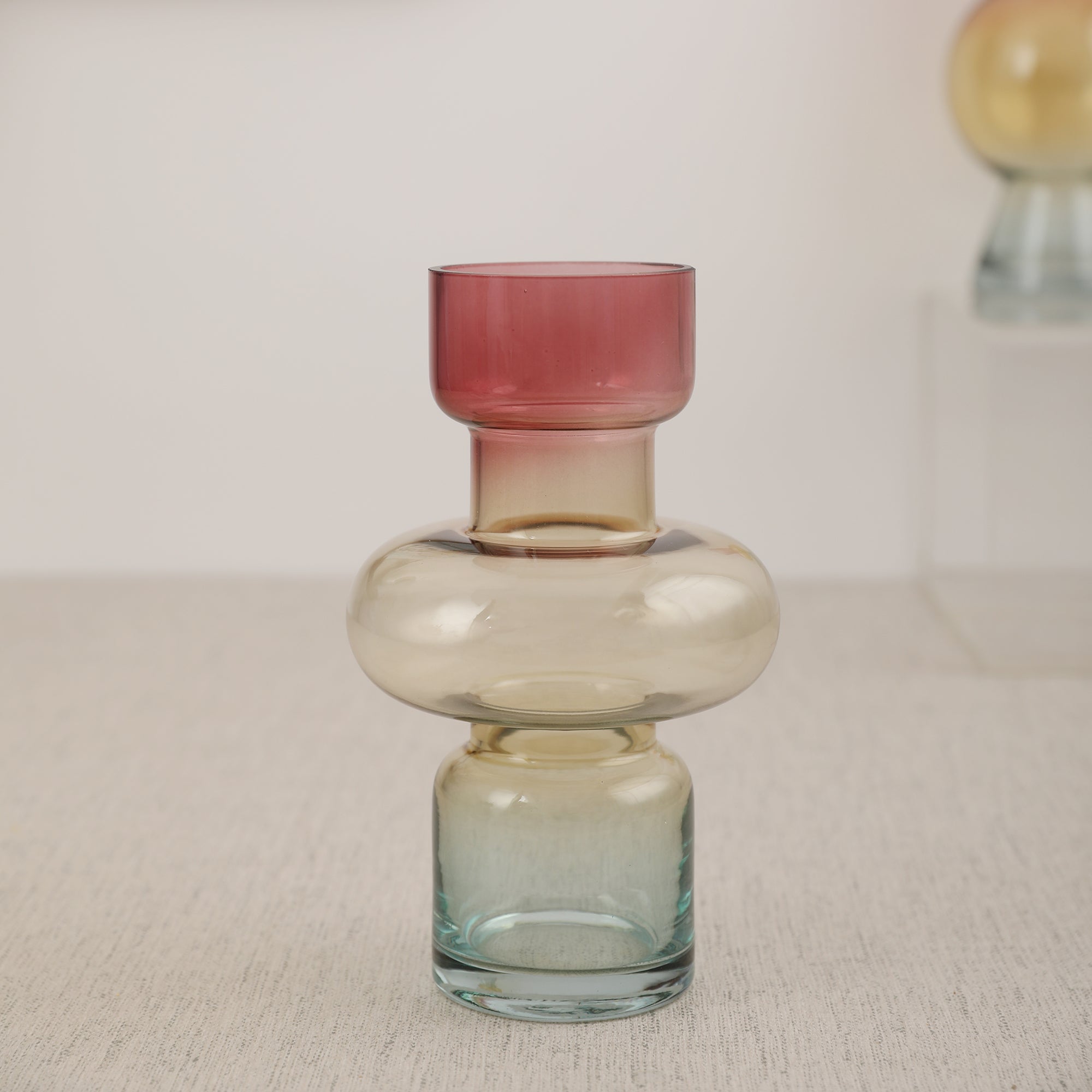 Monique Pop Glass Vase 24Cm in Multi Colour