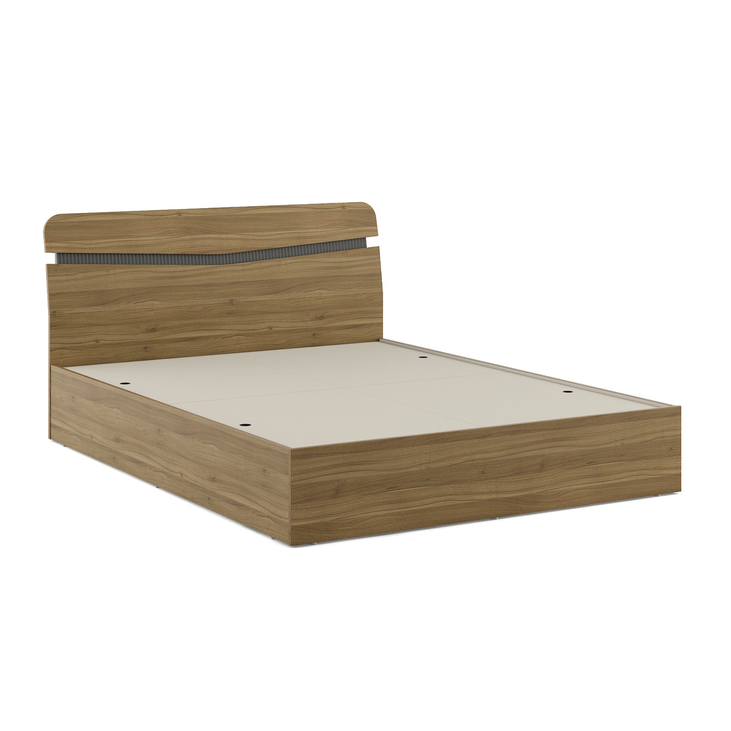 Paula King Engineer Wood King Bed With Box Storage