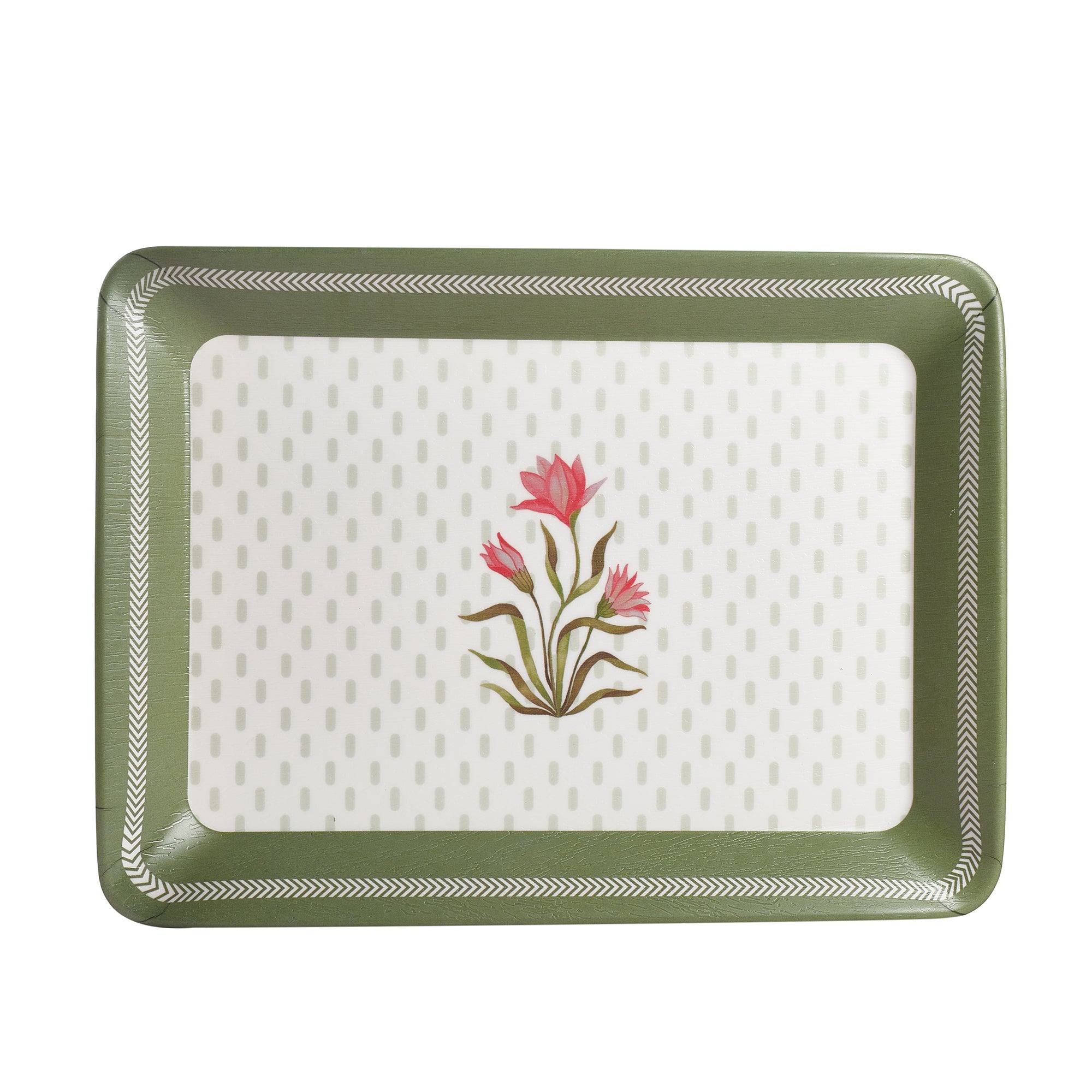 Nelumbra Melamine Medium Tray in Multi Colour