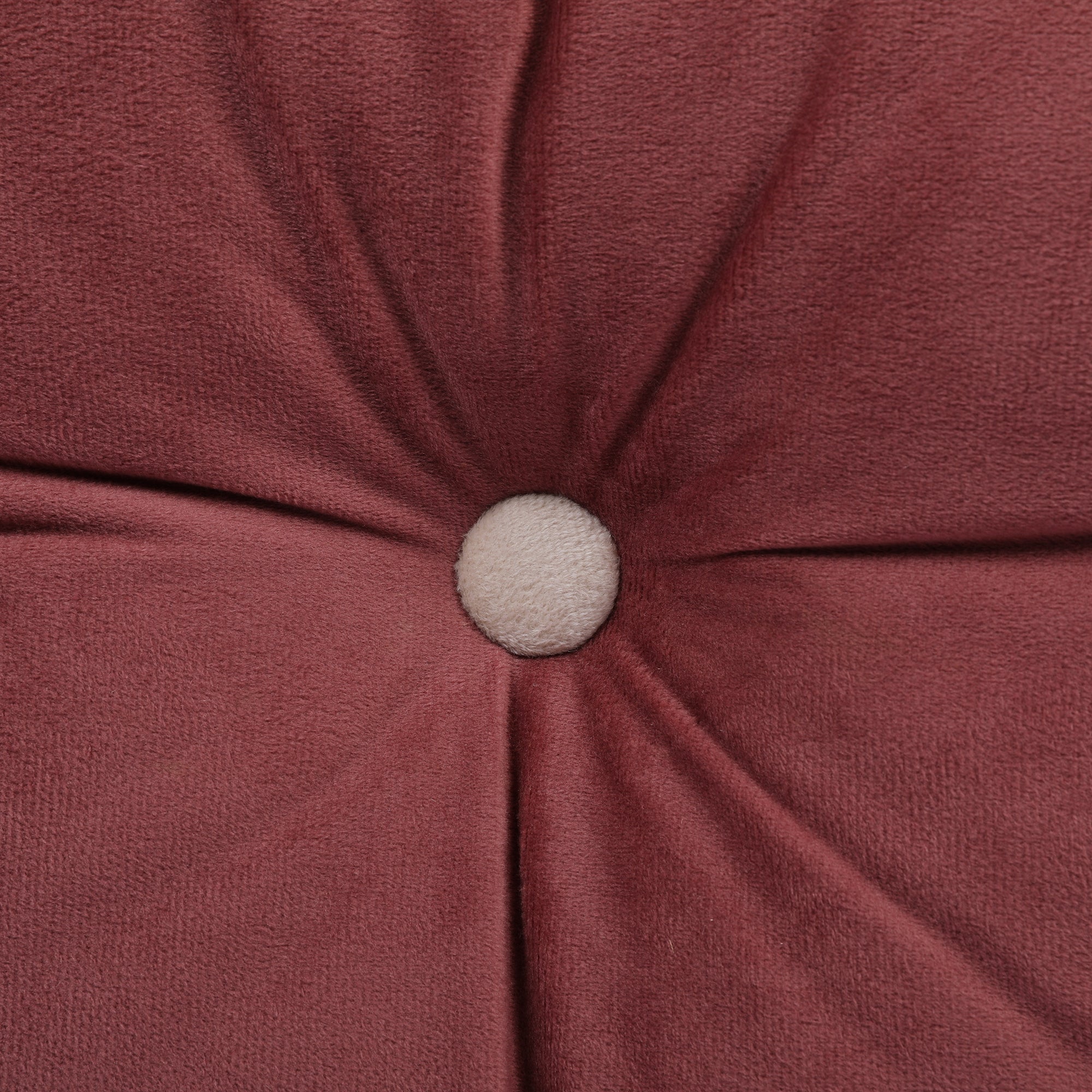 Velvet Solid Dori Filled Cushion Rose, 40X40cm