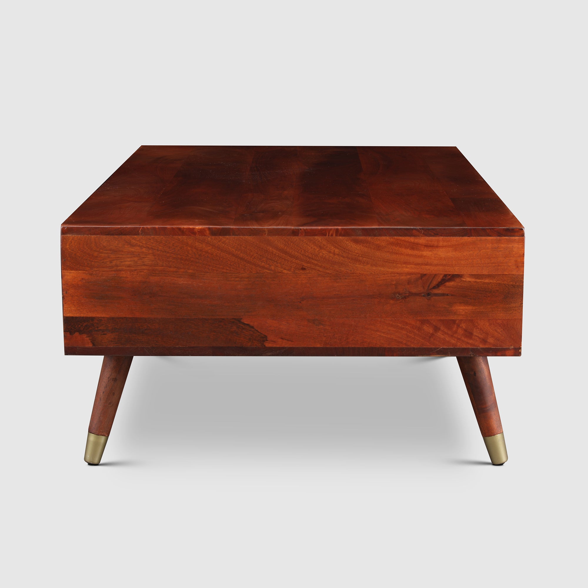 Phoolkari Center Table in Honey Finish Colour