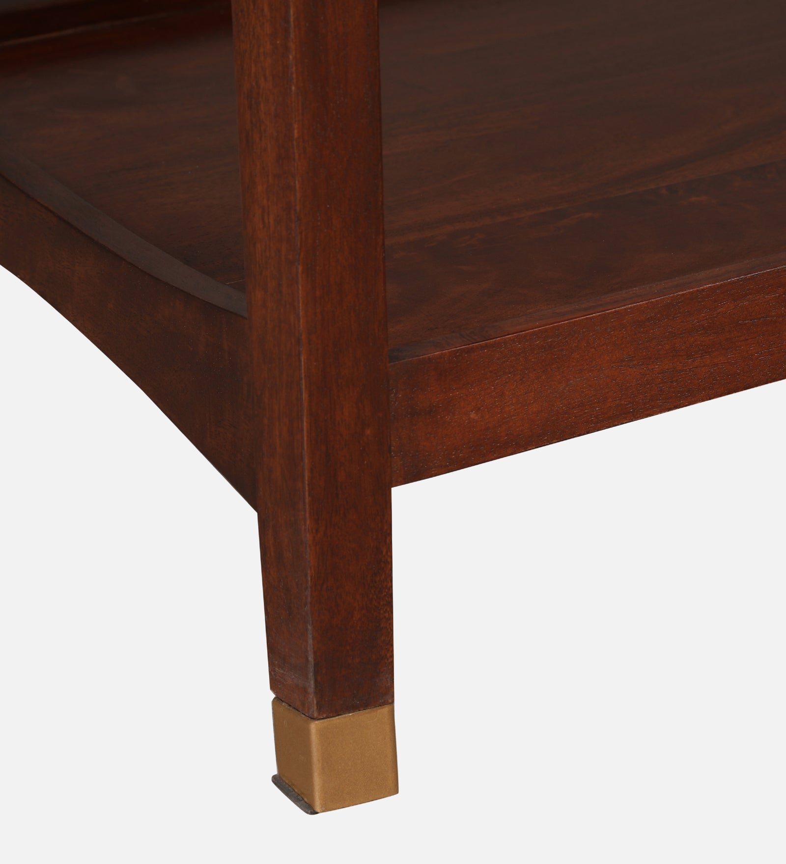 Dante Solid Wood Center Table in Walnut Colour