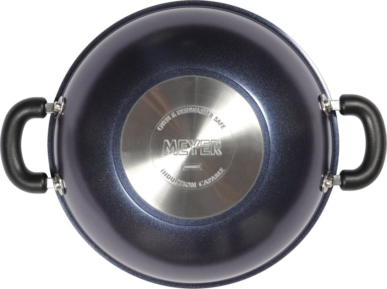 Centennial Stainless steel Induction Suitable Kadai 22Cm 2.5Ltr in Blue Colour