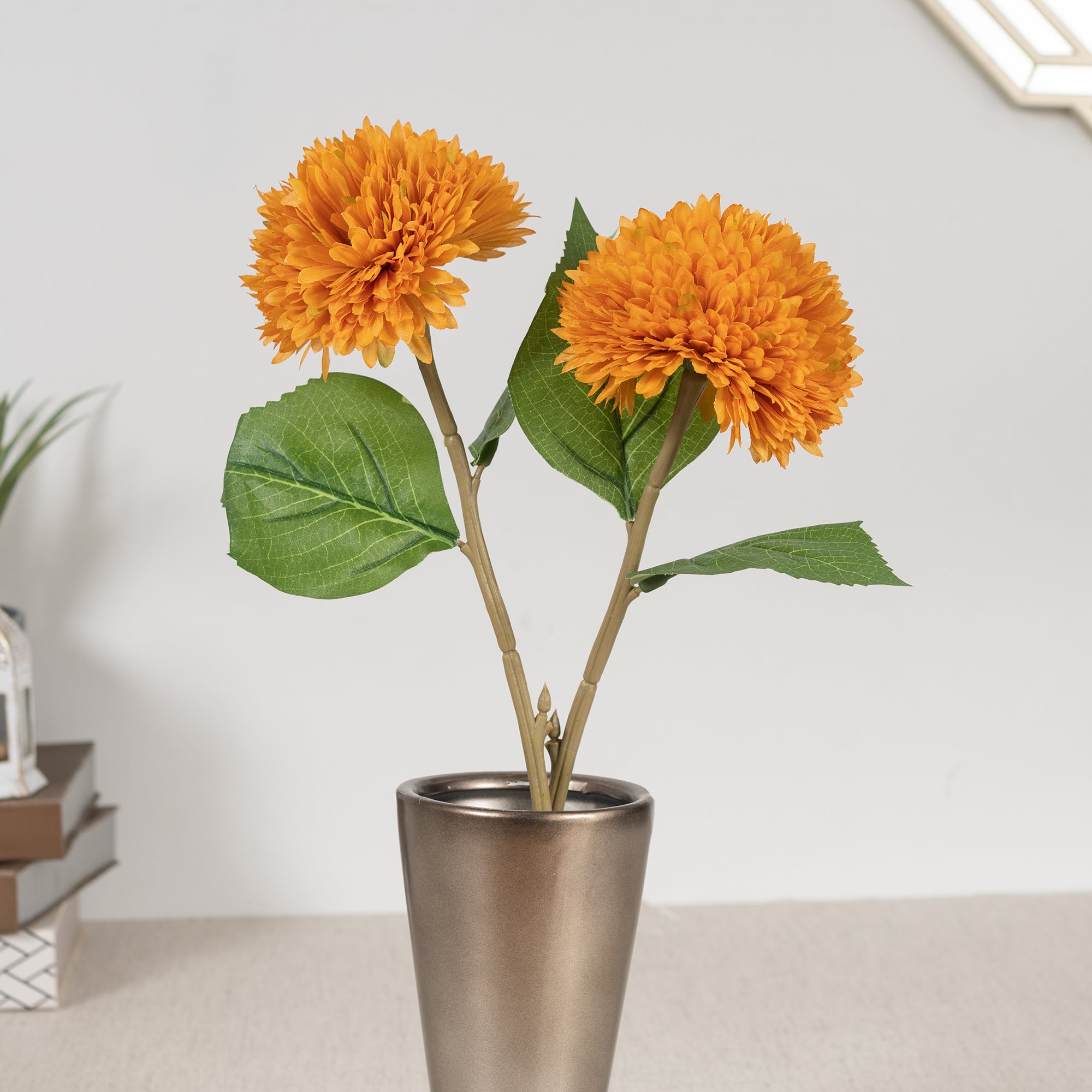 Elora  Yellow Daisy Faux Flower 42 Cm in Yellow Colour