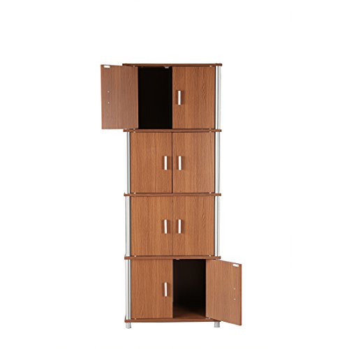 Jacob Engineered Wood Multipurpose Cabinet in Oak Colour