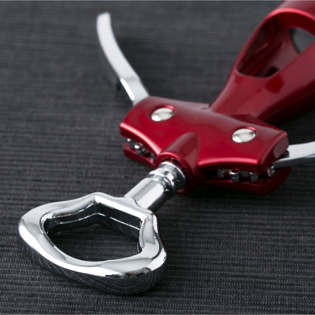 Wine Cork Screw (Wing) Stainless steel Wine Cork Screw in Red Colour