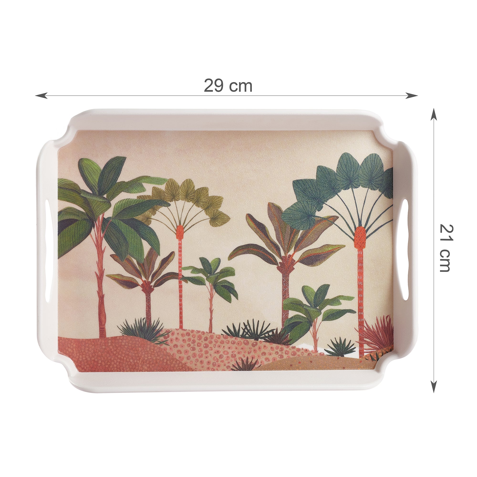 Oasis Melamine Medium Tray in Multi Colour