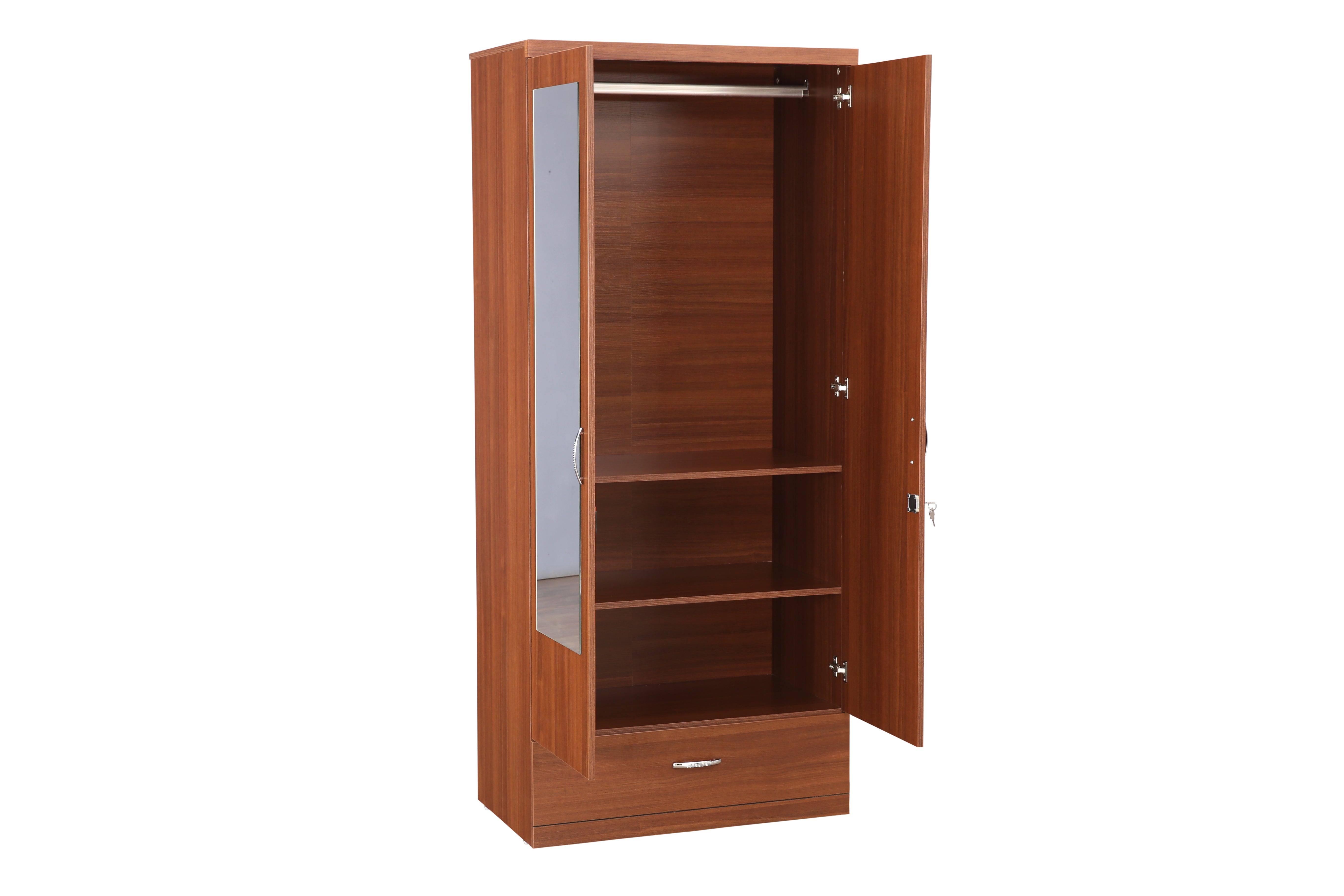 Ultima 2 door wardrobe in Walnut Colour