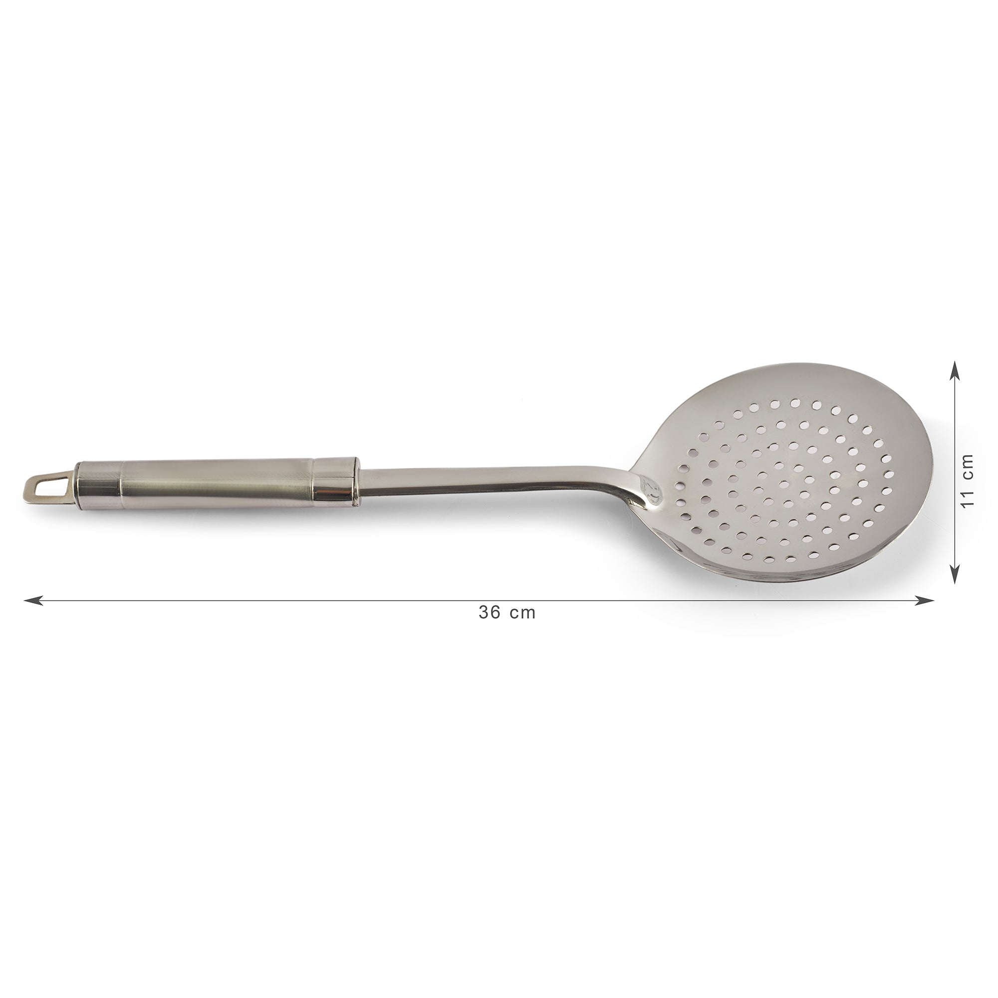 Kitchen Aid Stainless steel Skimmer with Handle in Silver Colour