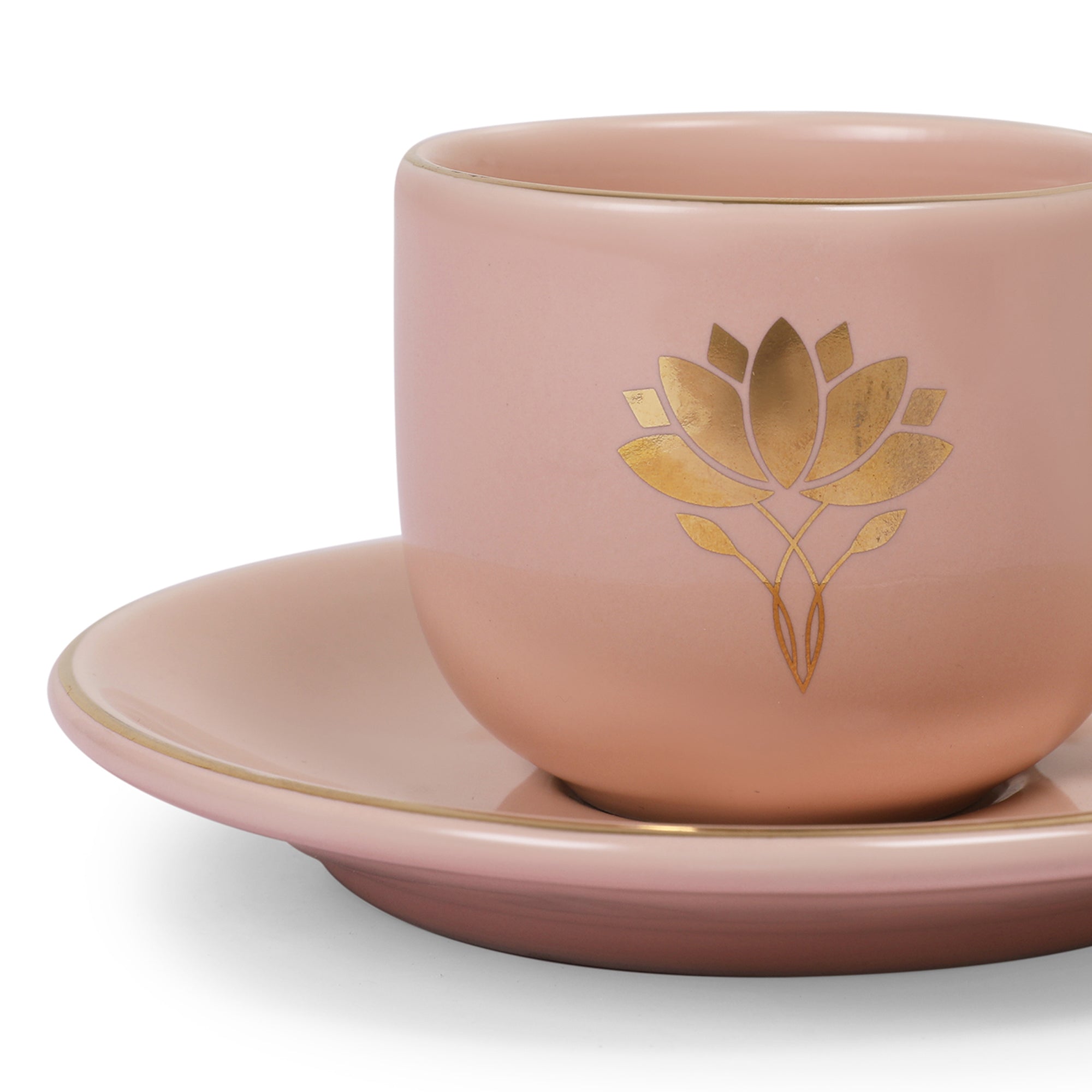 Living Essence Vanya Cup & Saucer 14.5Cm Set of 2Pcs