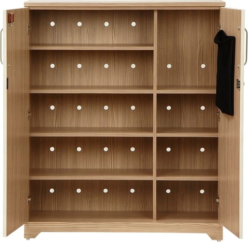 Ambra Engineered Wood Shoe Rack in Oak Colour