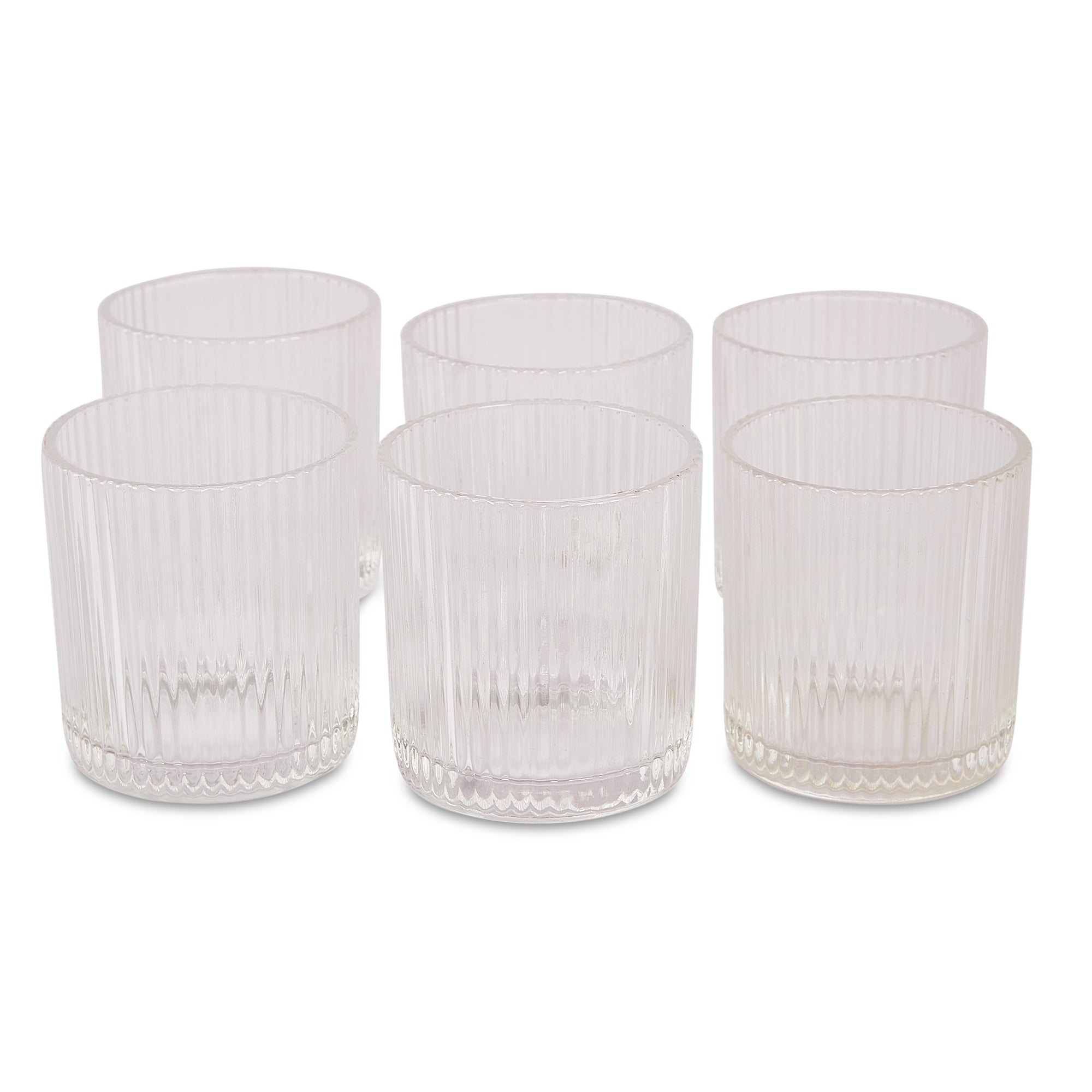 Sapphire  Whisky Glass Set of 6 in Transparent Colour