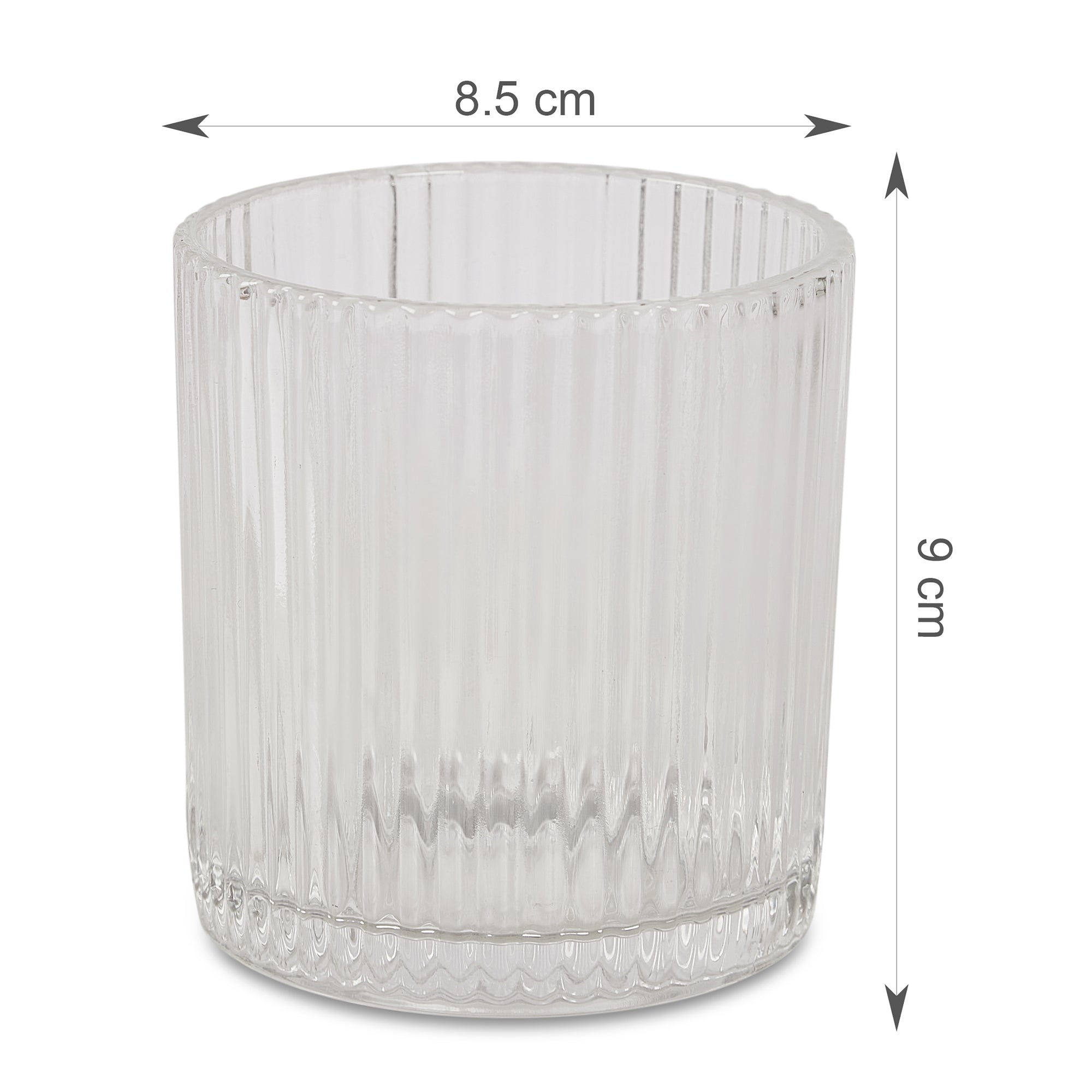 Sapphire  Whisky Glass Set of 6 in Transparent Colour
