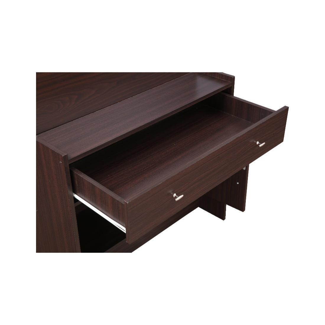Gleam Study Table in Walnut Colour