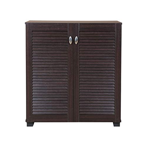 Frisco Engineered Wood Shoe Rack in Wenge Colour