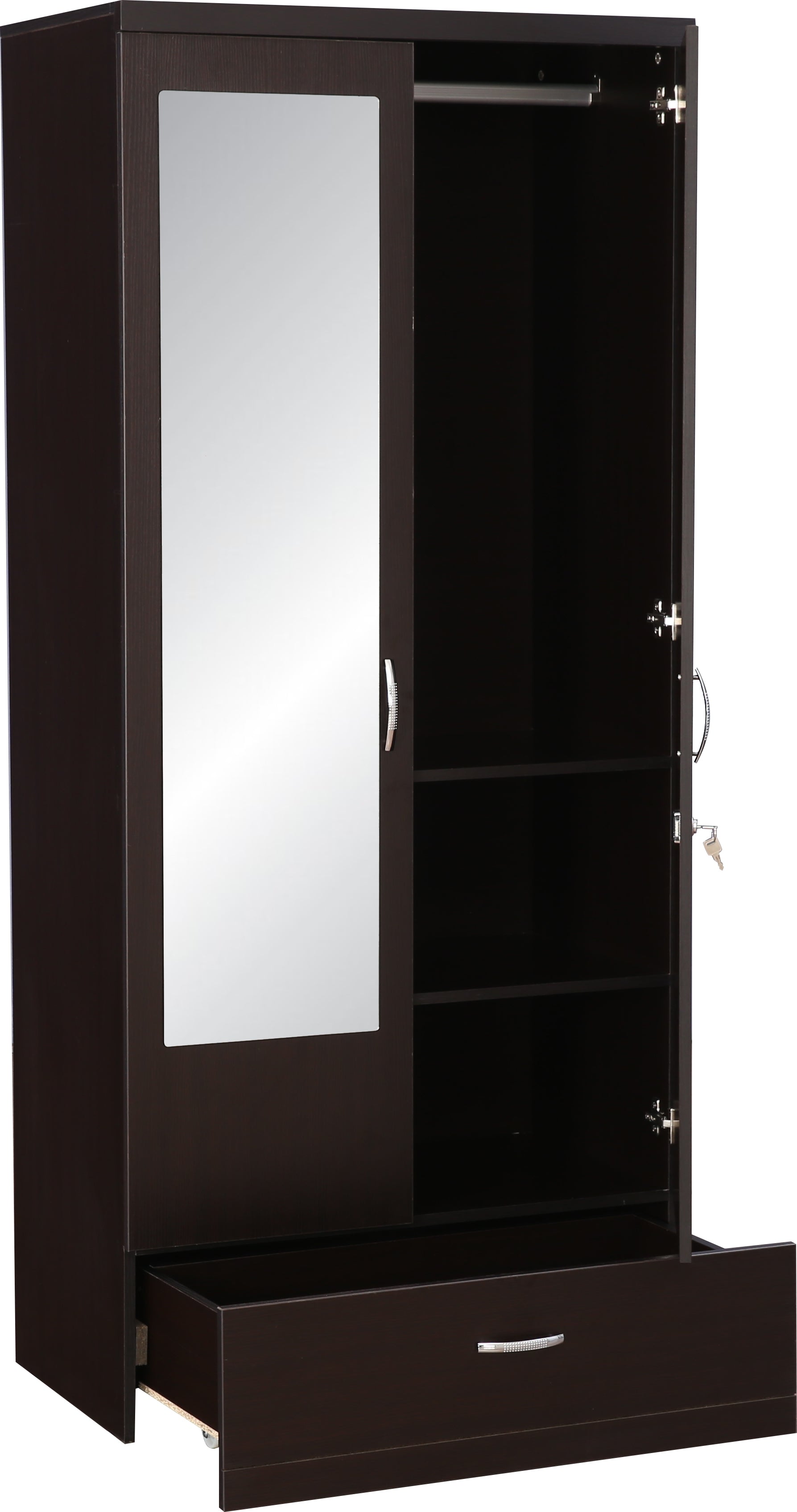 Utsav 2 door wardrobe in Wenge Colour