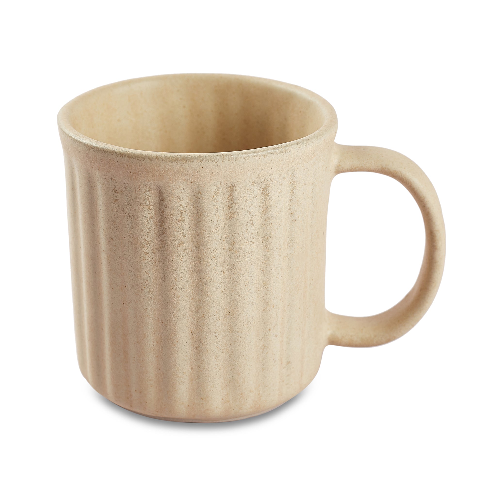 Living Essence WabiSabi Mustard Mug Set of 4Pcs