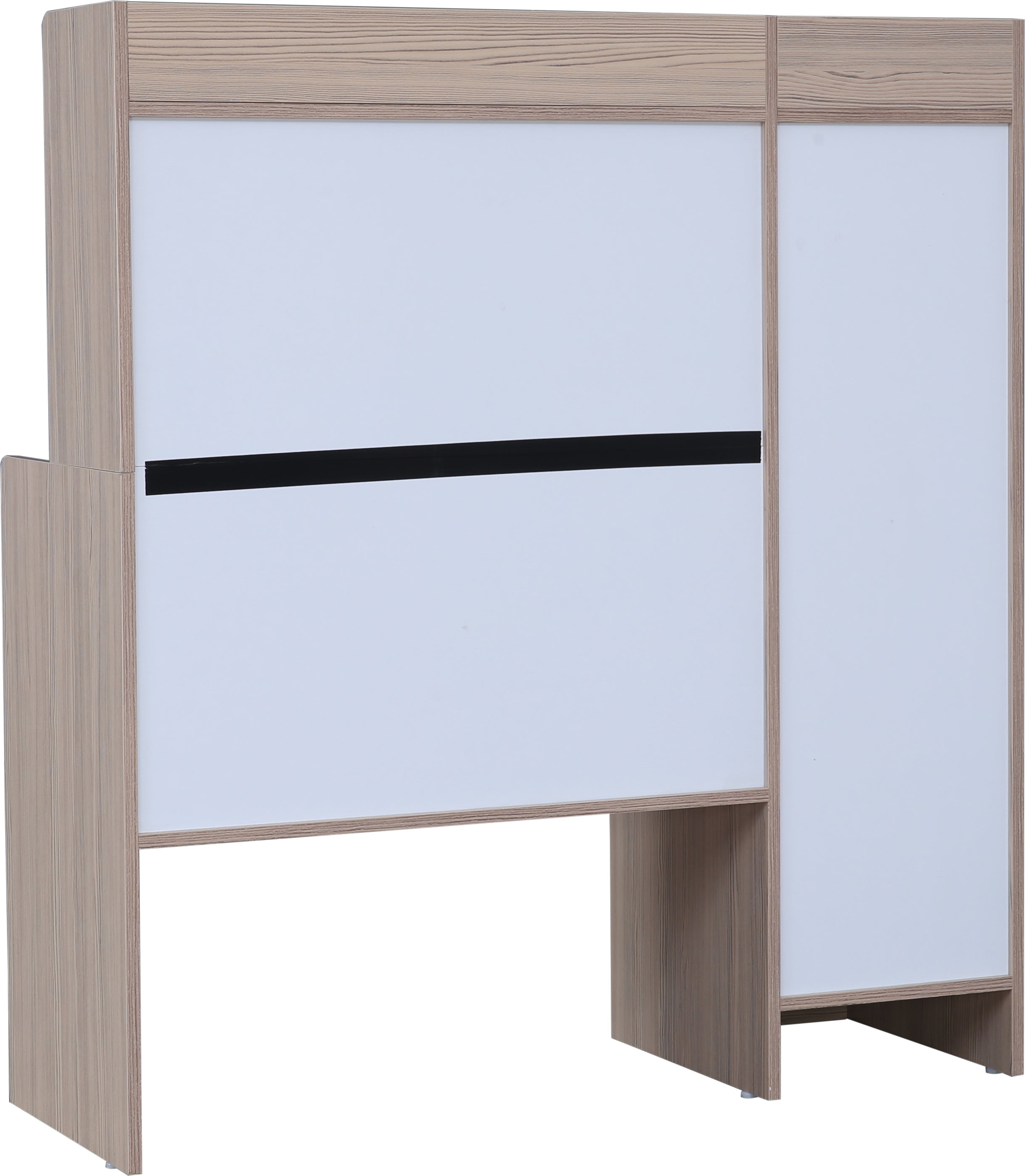 Ace Engineered Wood Study Table in White Colour
